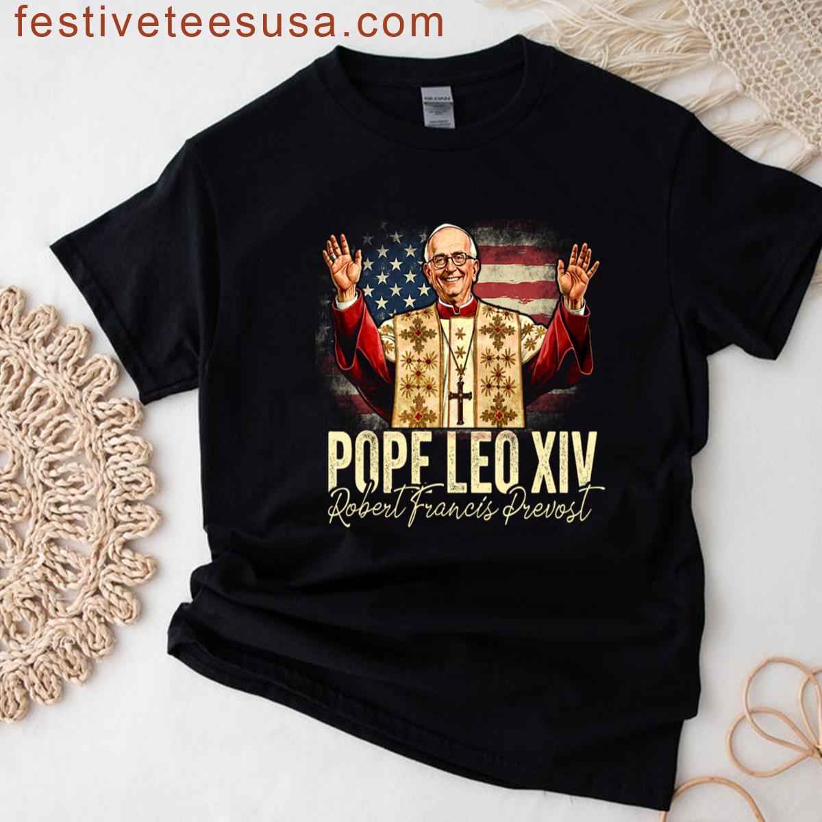 Cardinal Robert Prevost Pope Leo Xiv Oversized T-shirt