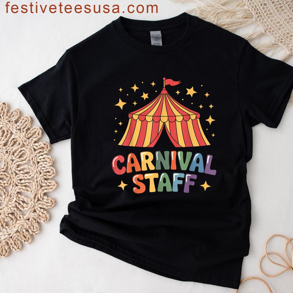 Carnival Staff Circus Staff Event Costume Tent Party T-shirt
