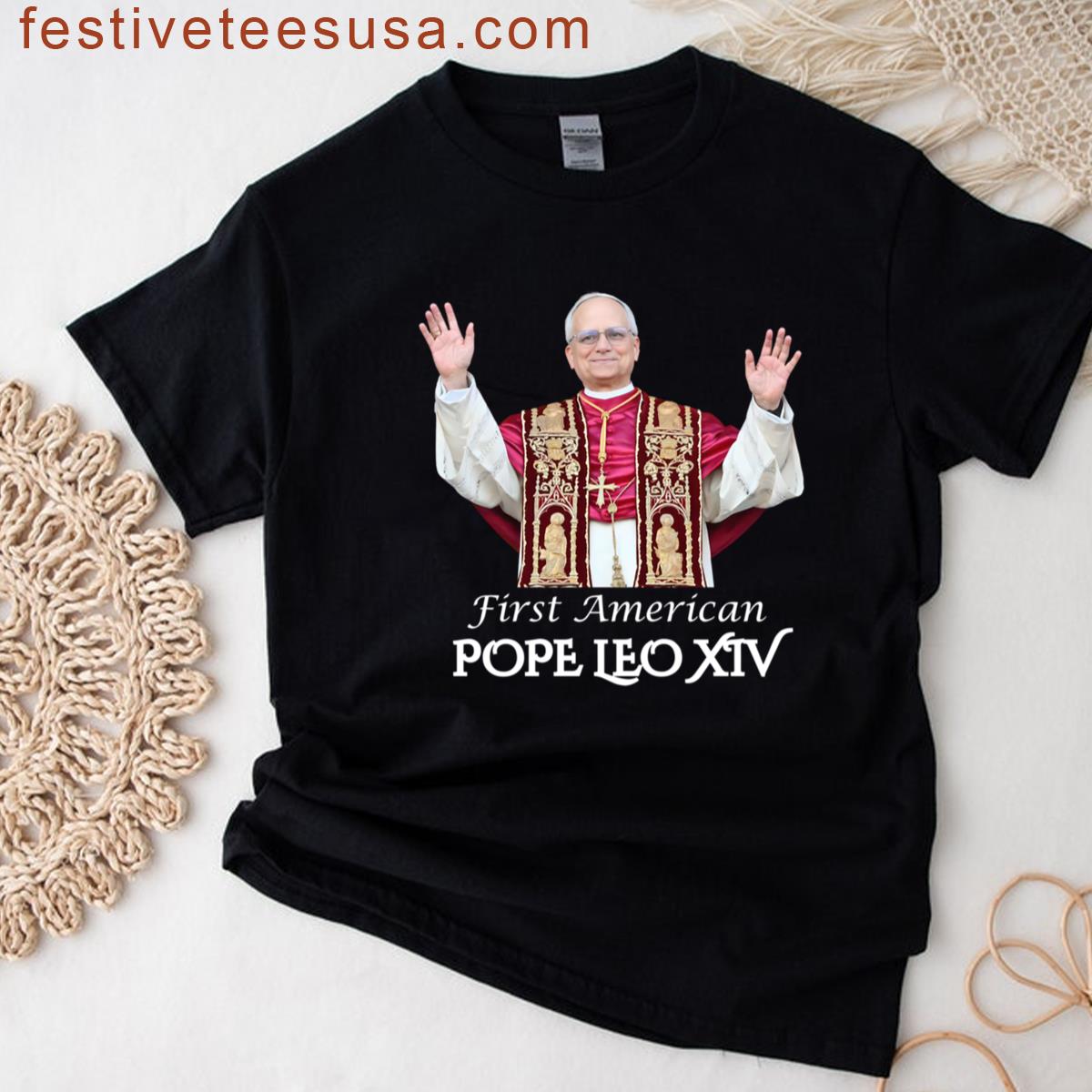First American Pope Leo Xiv T-shirt