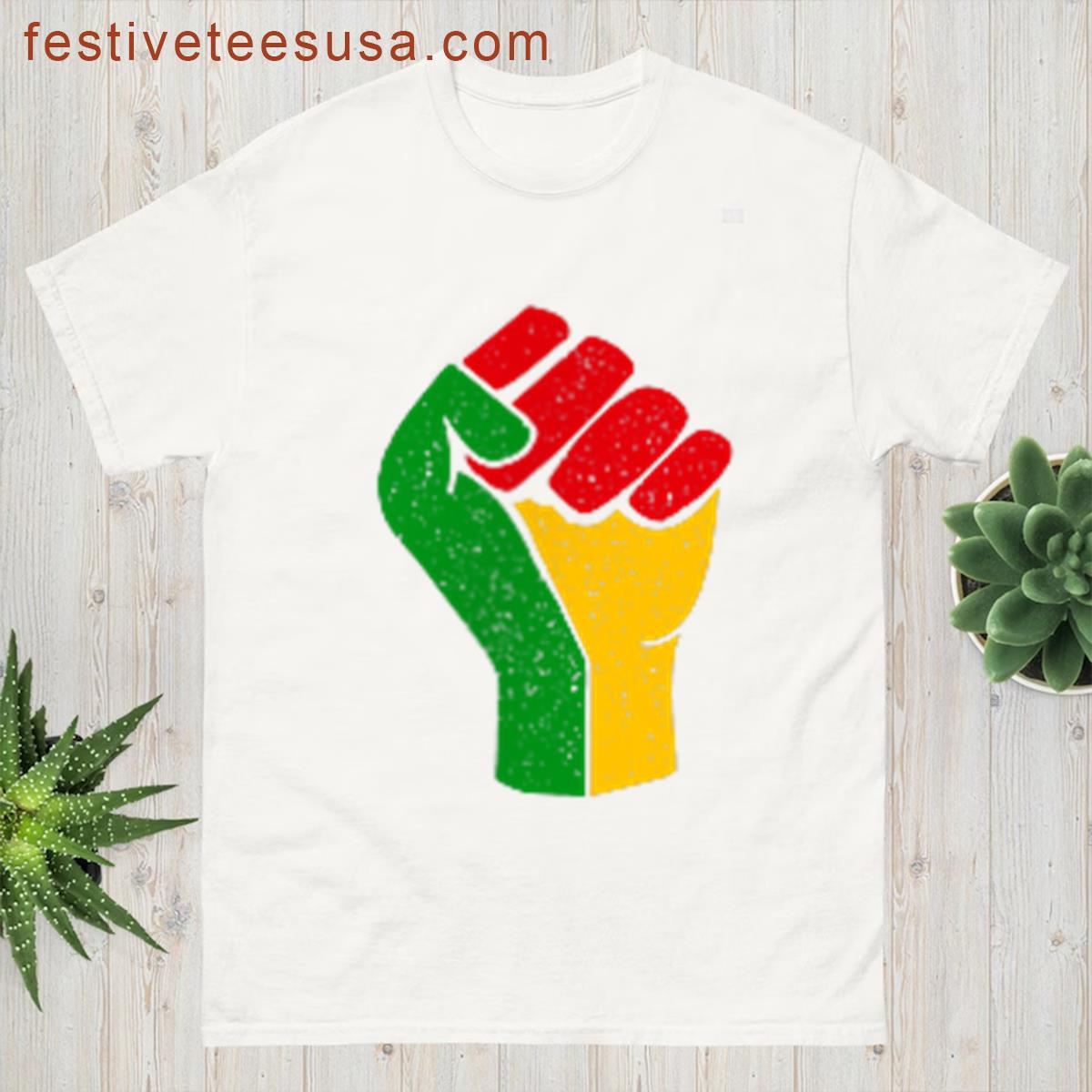 Fist Juneteenth Black History African Equality Freedom T-shirt