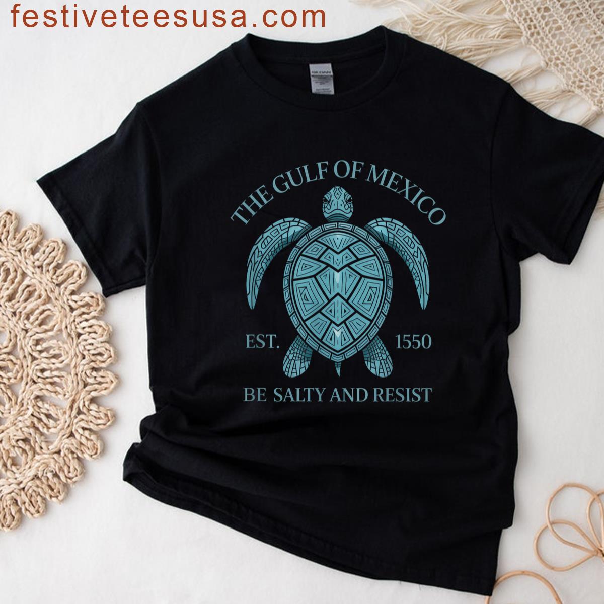 Gulf Of Mexico Turtle Salty Resist T-shirt