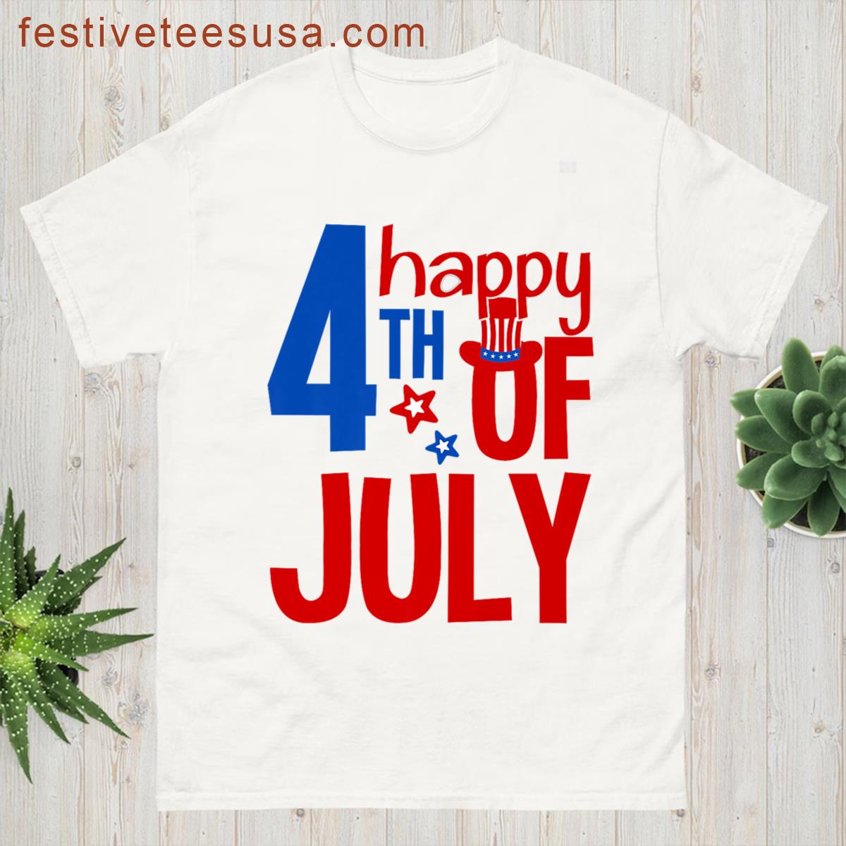 Happy 4th Of July Patriotic Fourth Of July For Men Women Premium T-shirt