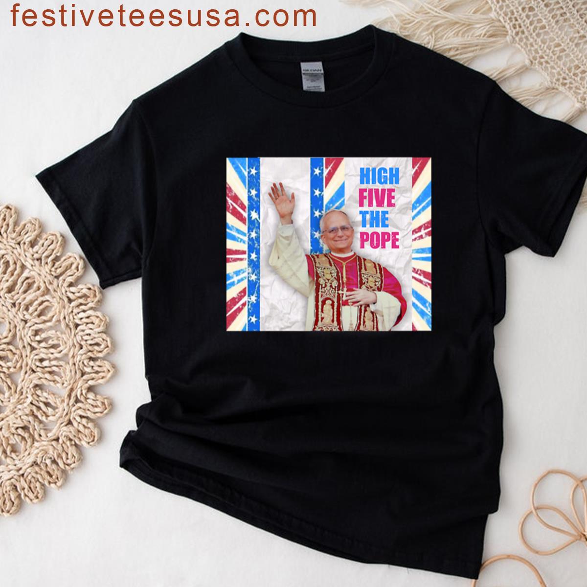 High Five From The Pope T-shirt