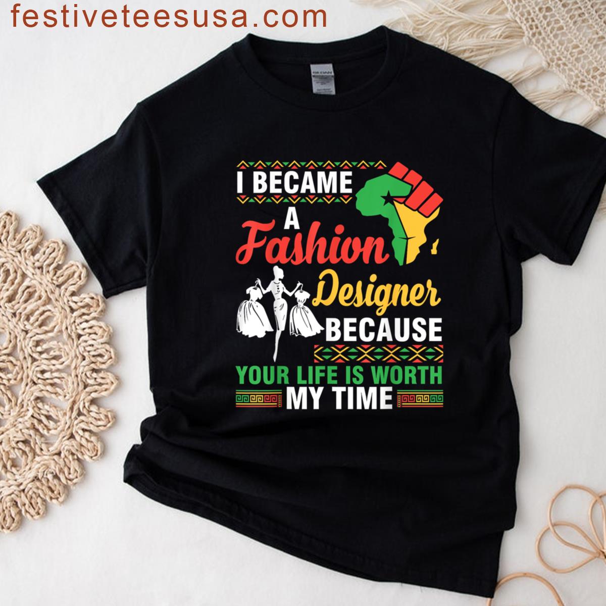 I Became A Social Worker Because Your Life Is Worth My Time T-shirt