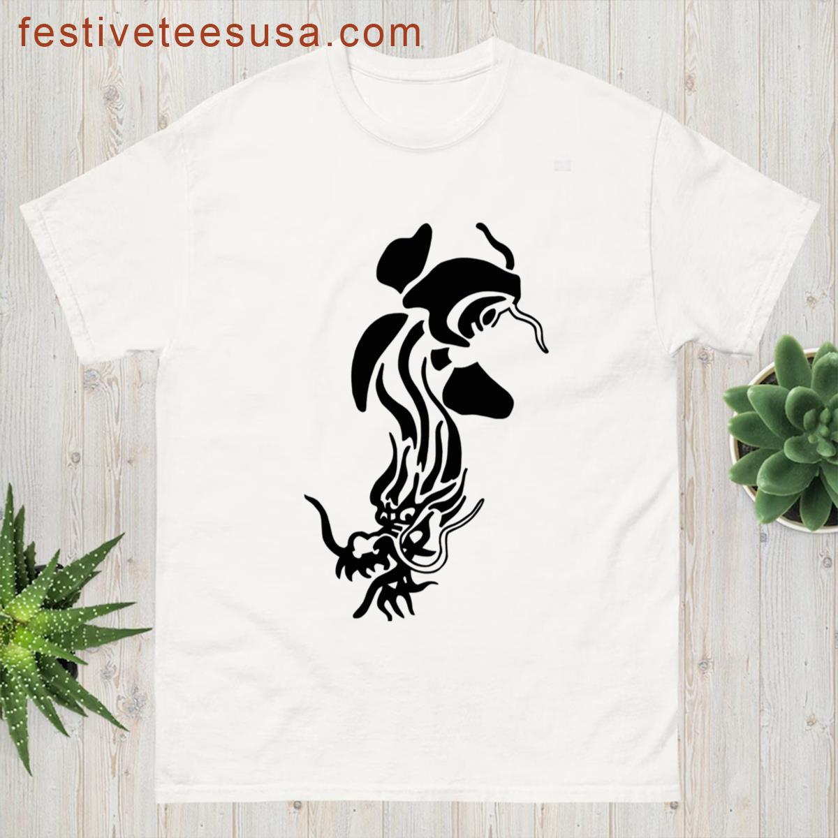 Koi And Dragon T-shirt