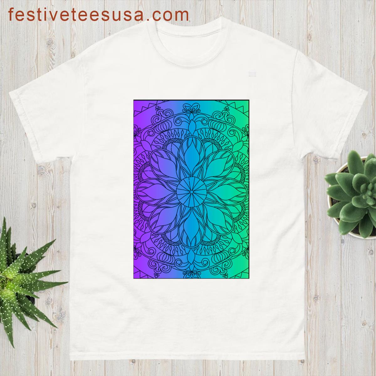 Mandala Vibrant Color T-shirt