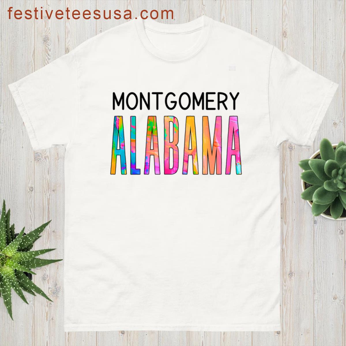 Montgomery Alabama Pink Sunset T-shirt