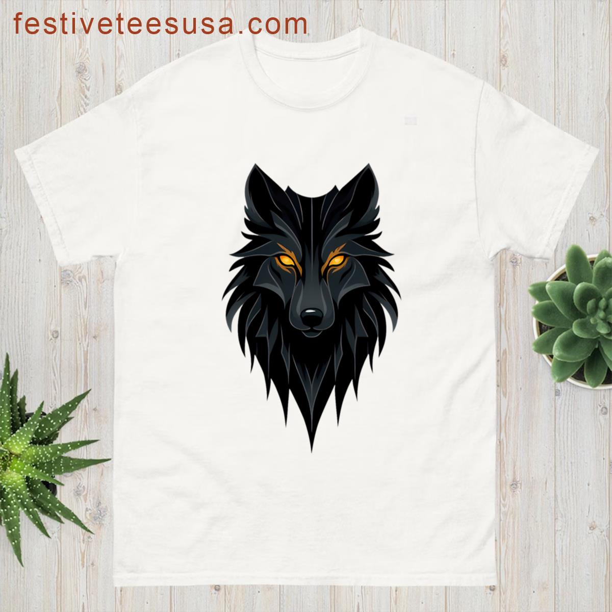 Mystery Dark Wolf Oversized T-shirt
