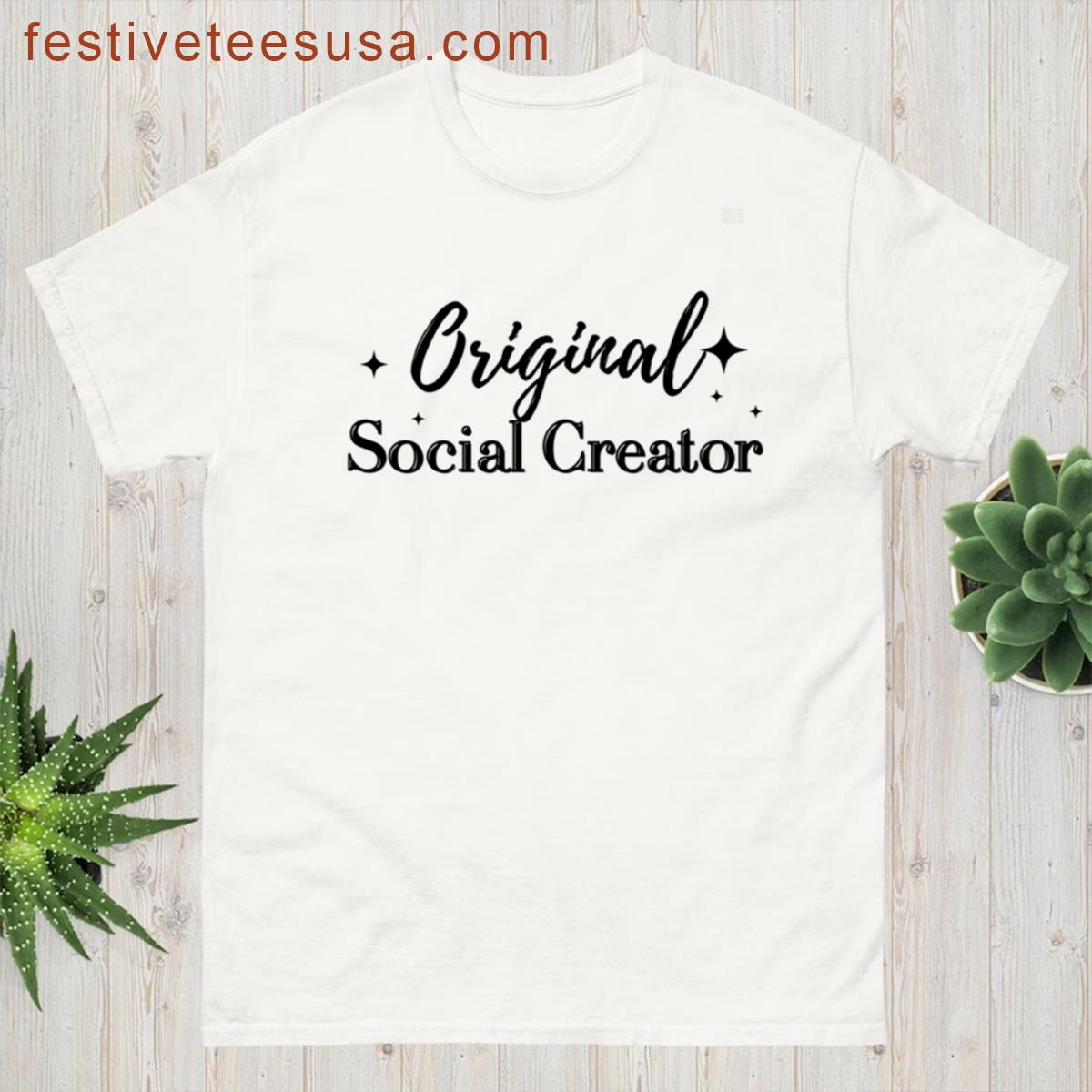 Original Social Creator Social Media Create Your Own Path Oversized T-shirt