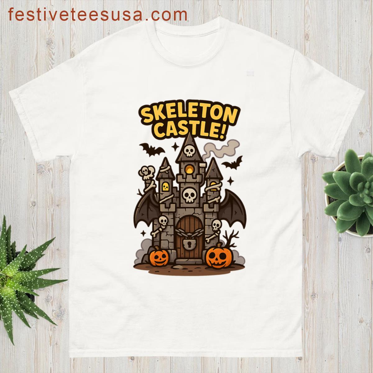 Skeleton Castle T-shirt