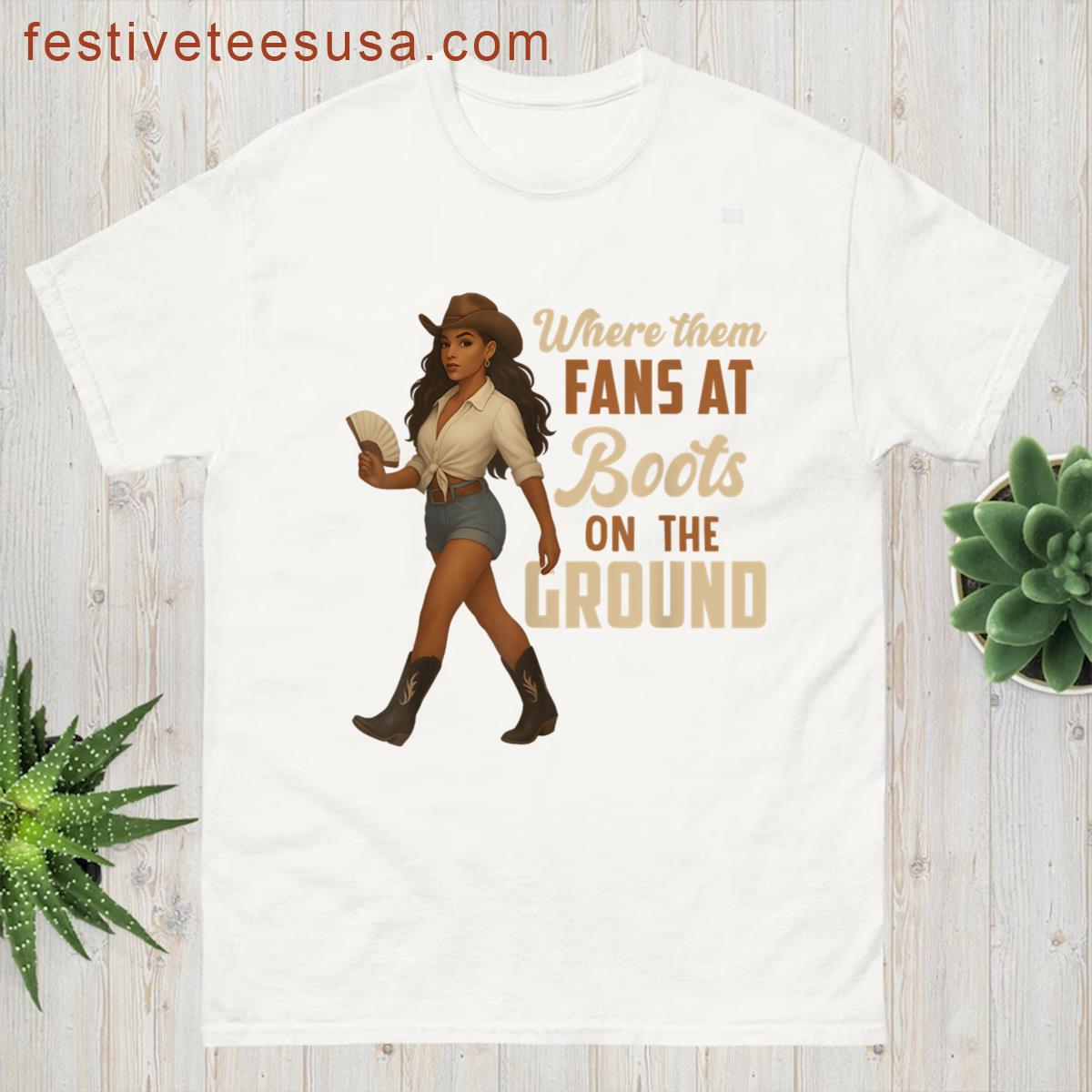 Where Them Fans At T-shirt