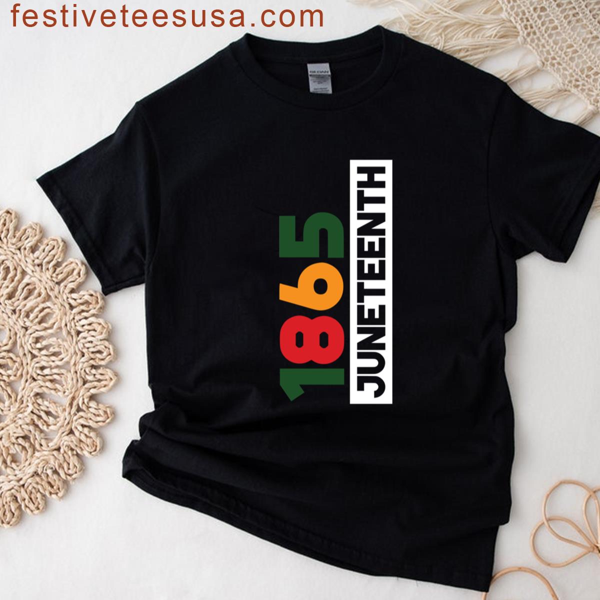 Juneteenth Day Free Ish Since 1865 June 19th African American Pride Freedom Gifts Vertical Design T-shirt