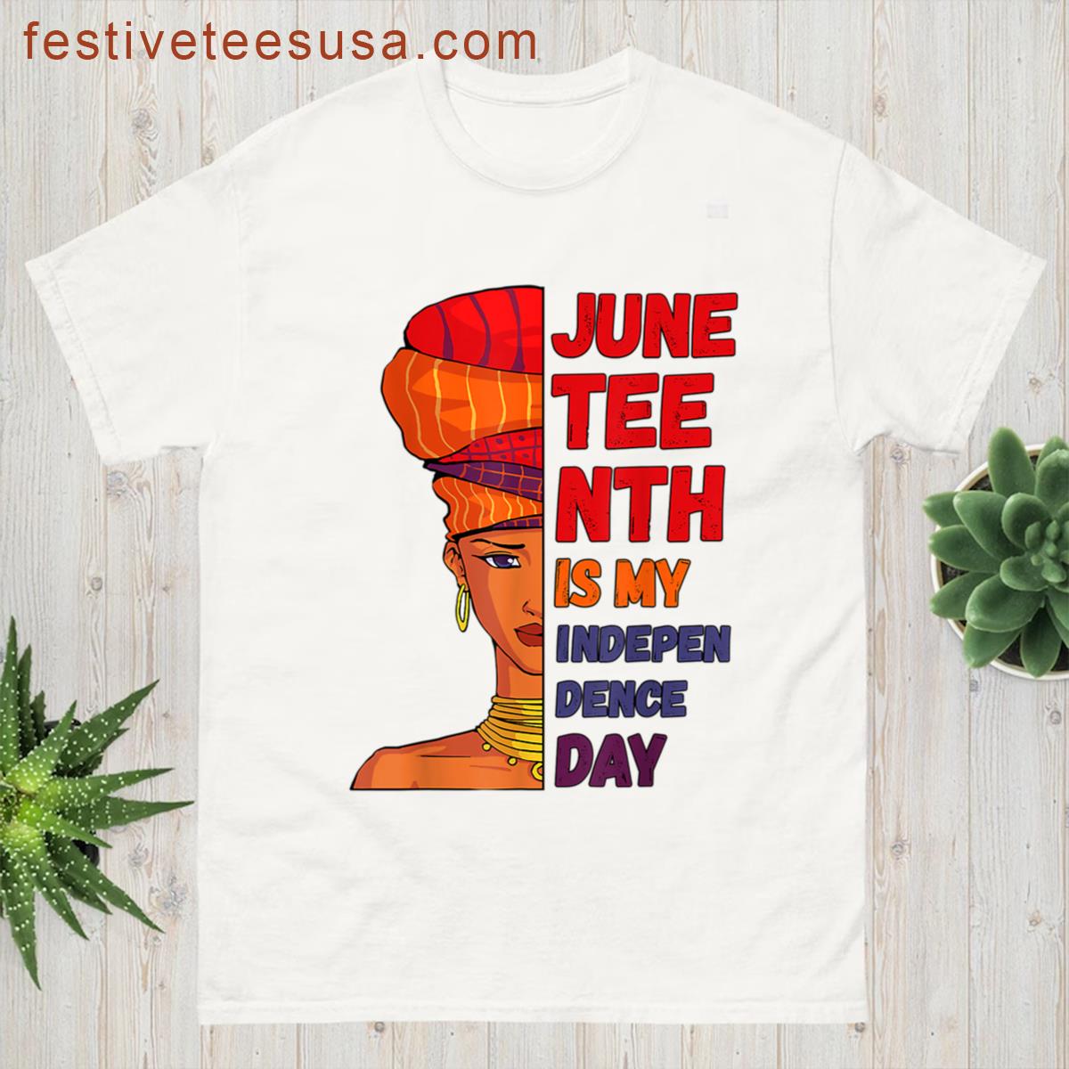 Juneteenth Is My Independence Freedom Day Oversized T-shirt