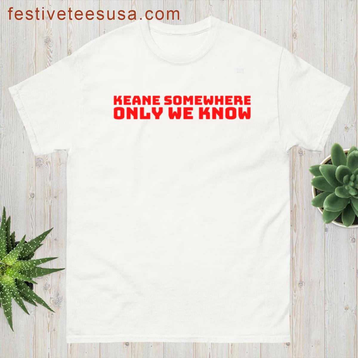 Keane Somewhere Only We Know T-shirt