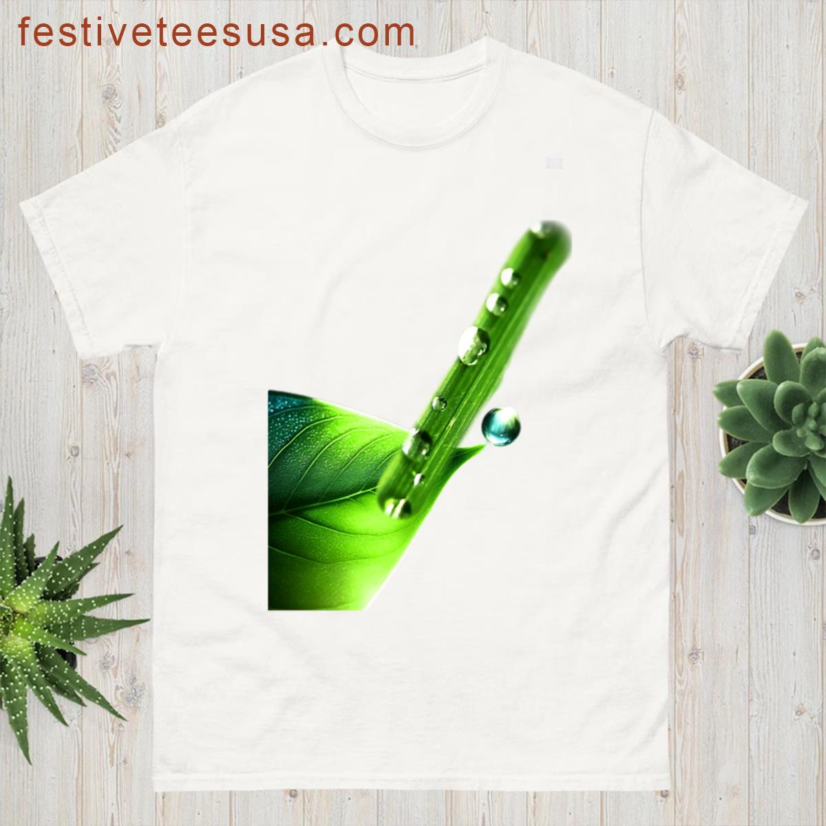 Leaf Droplet Oversized T-shirt