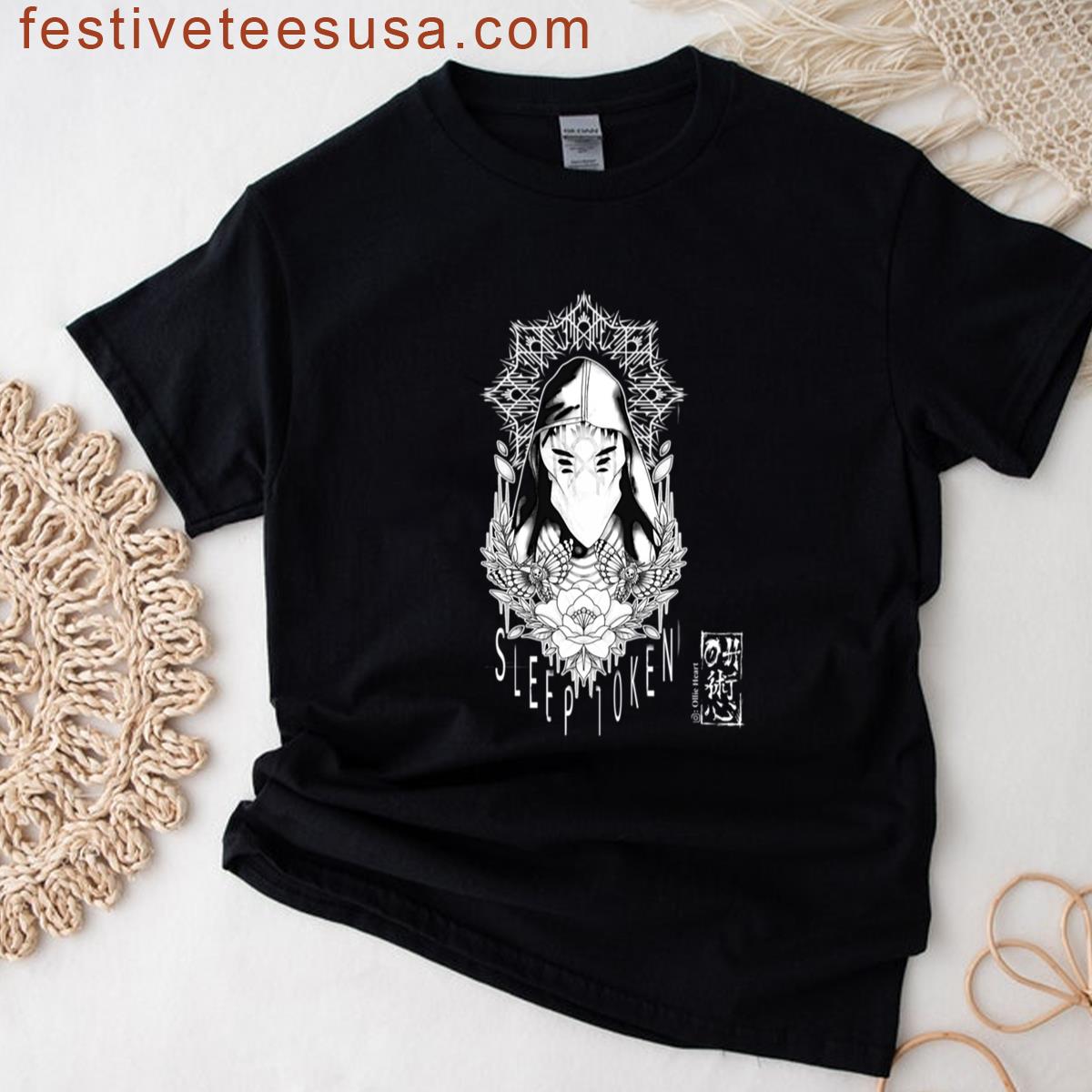 Little Sleep Token Artwork Sleep Token Take Me Back To Eden Band Logo T-shirt