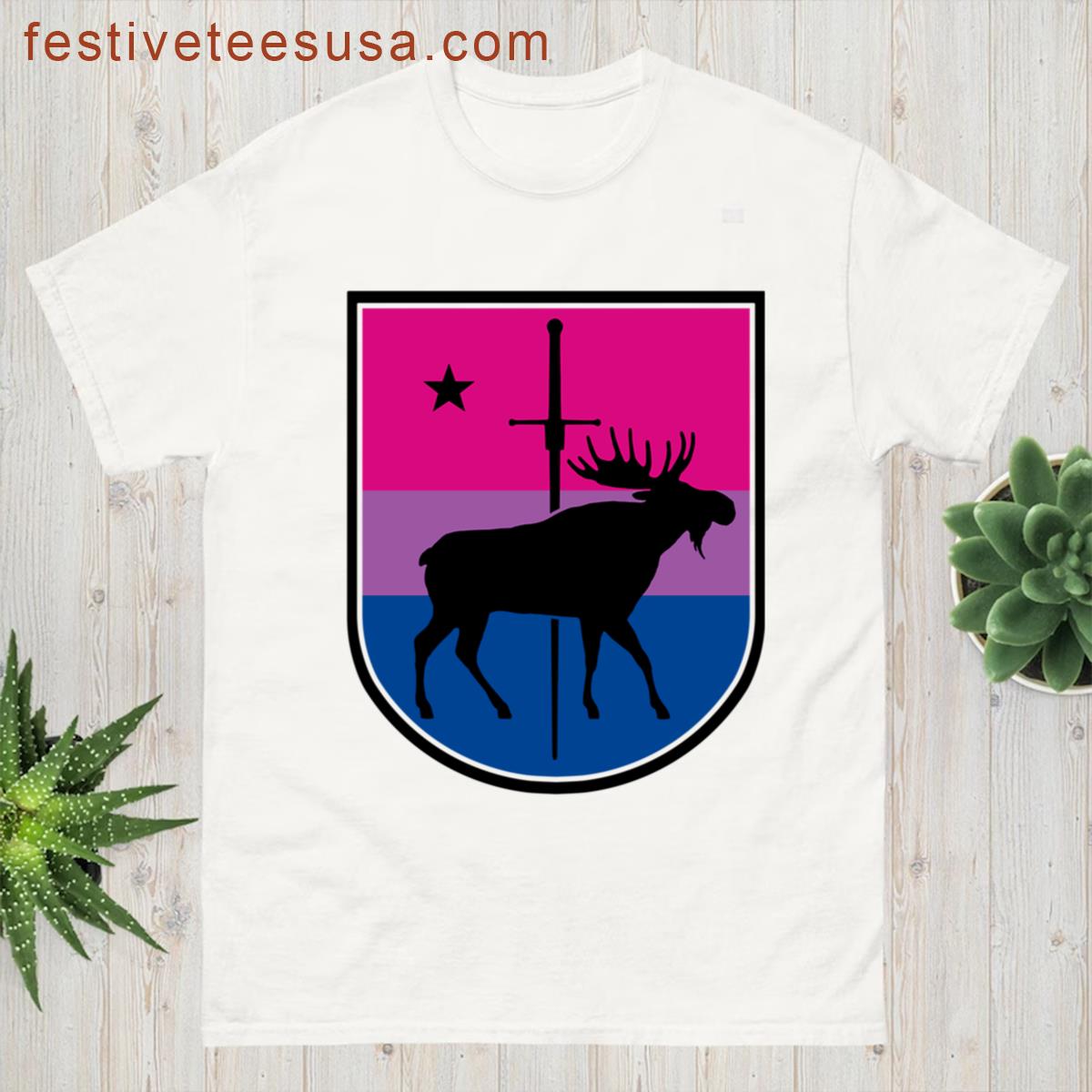 Mhf Bi Pride Black Border T-shirt