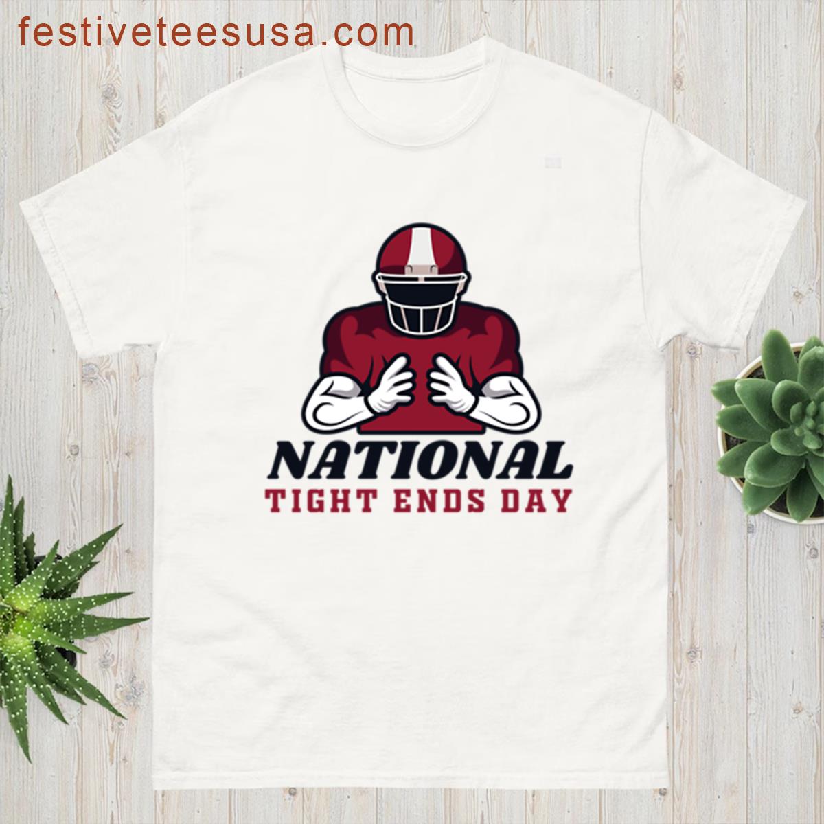 National Tight Ends Day San Francisco 49er Player T-shirt