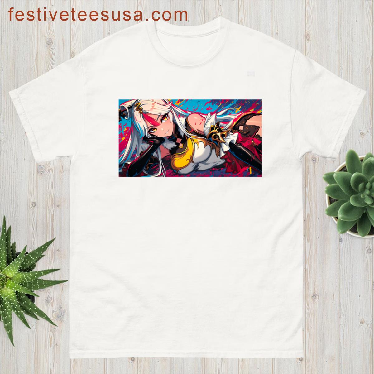 Ningguang Genshin Impact Geo Tianquan Deskmat T-shirt