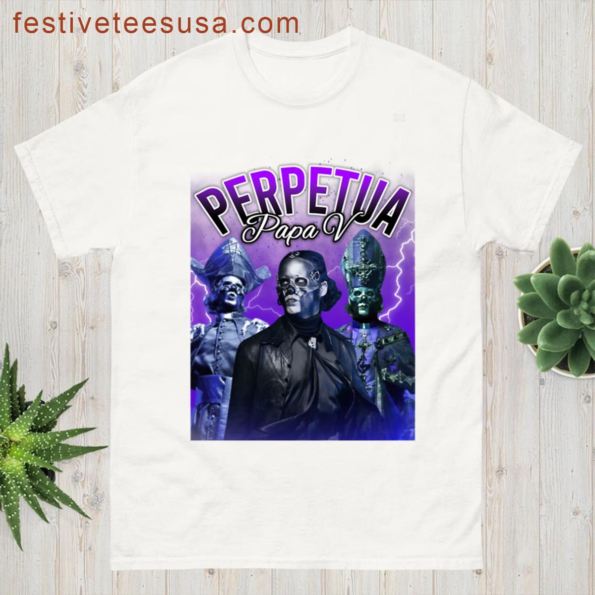 Papa V 90s Design Oversized T-shirt