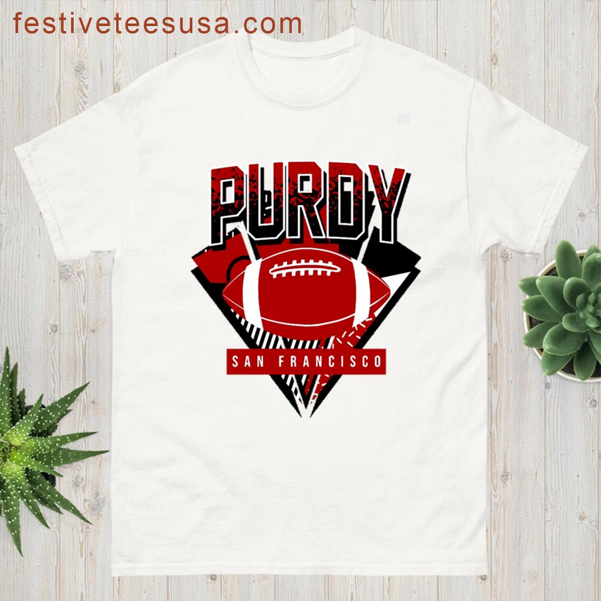 Purdy Retro San Francisco Football T-shirt