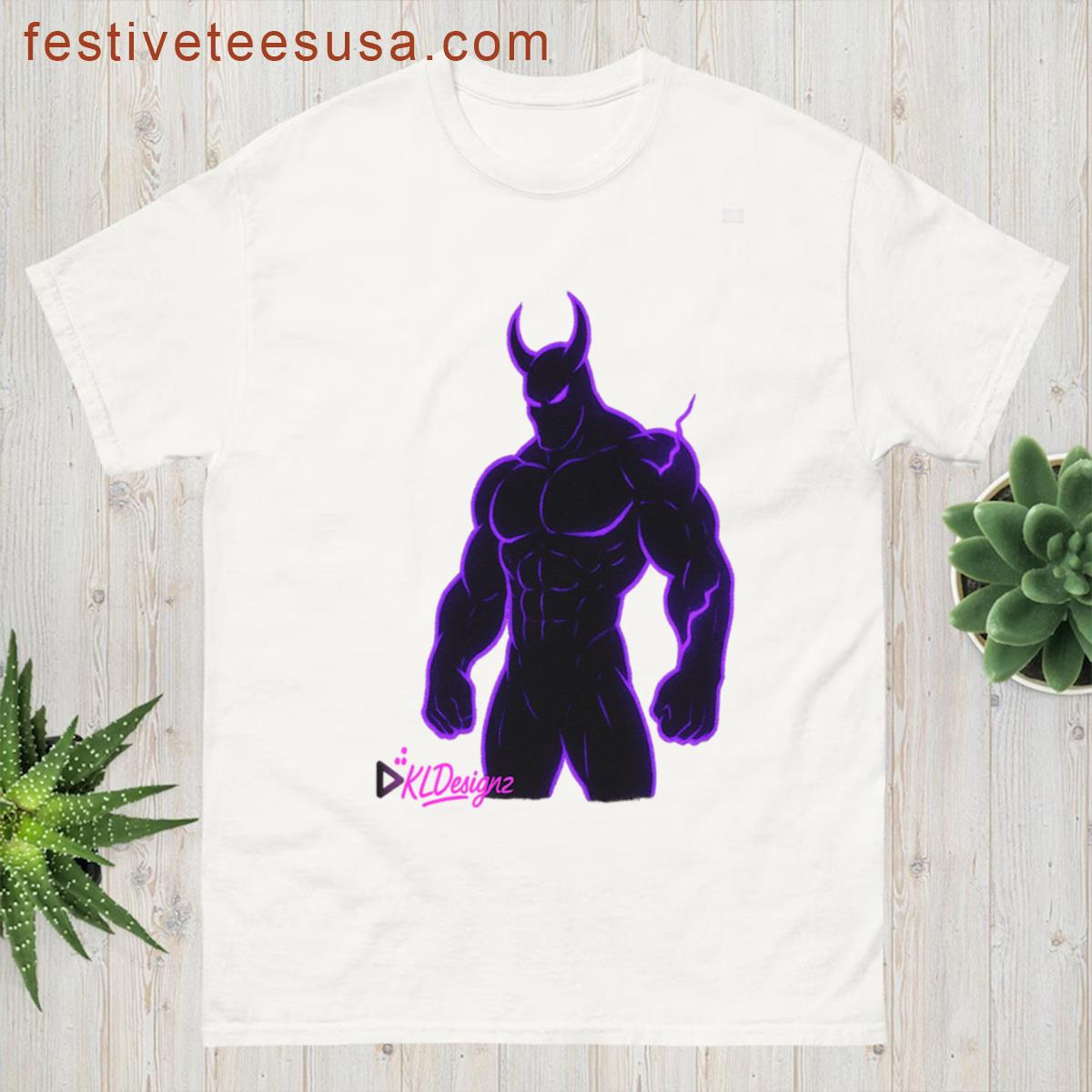 Purple Swole Demon T-shirt