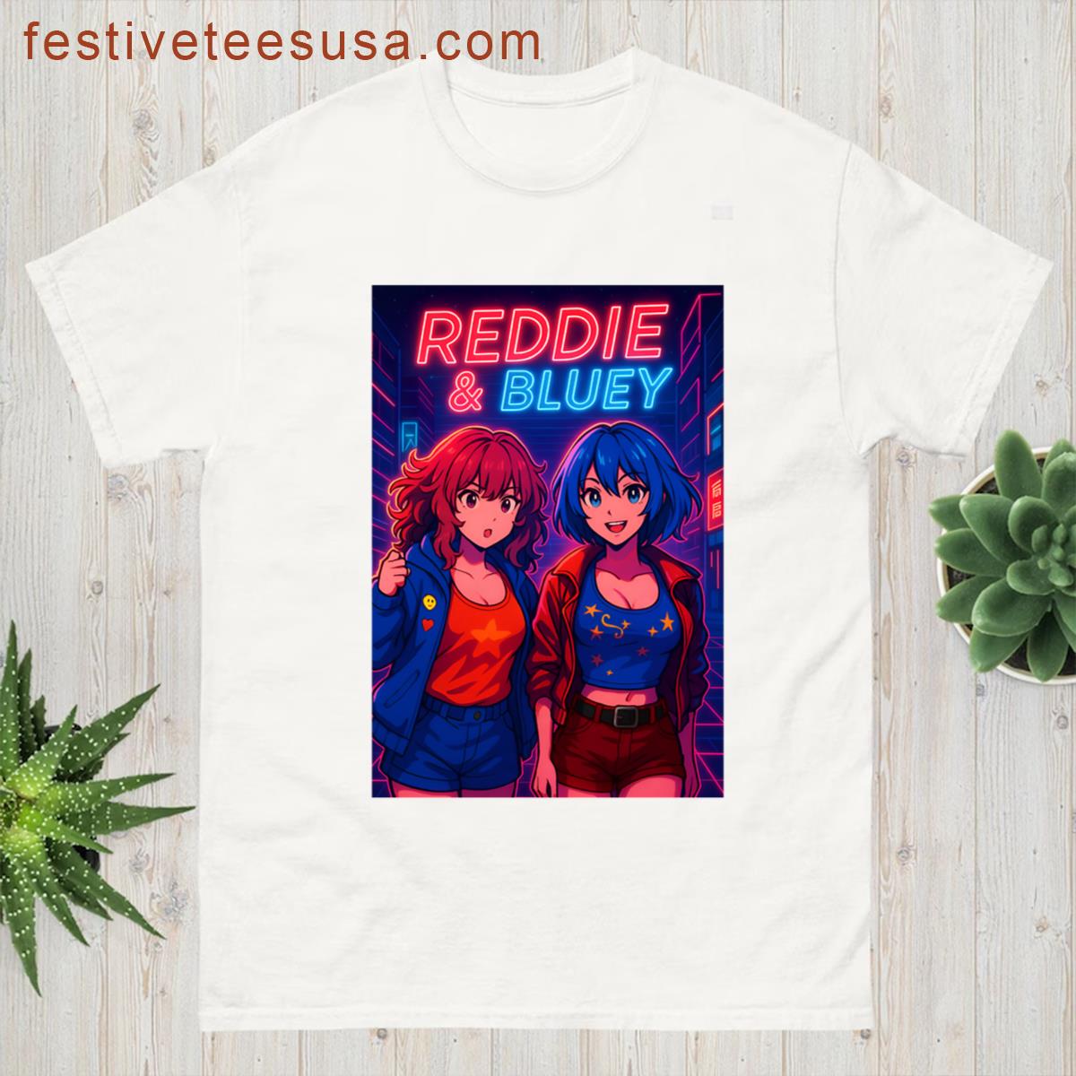 Reddie Bluey Oversized T-shirt