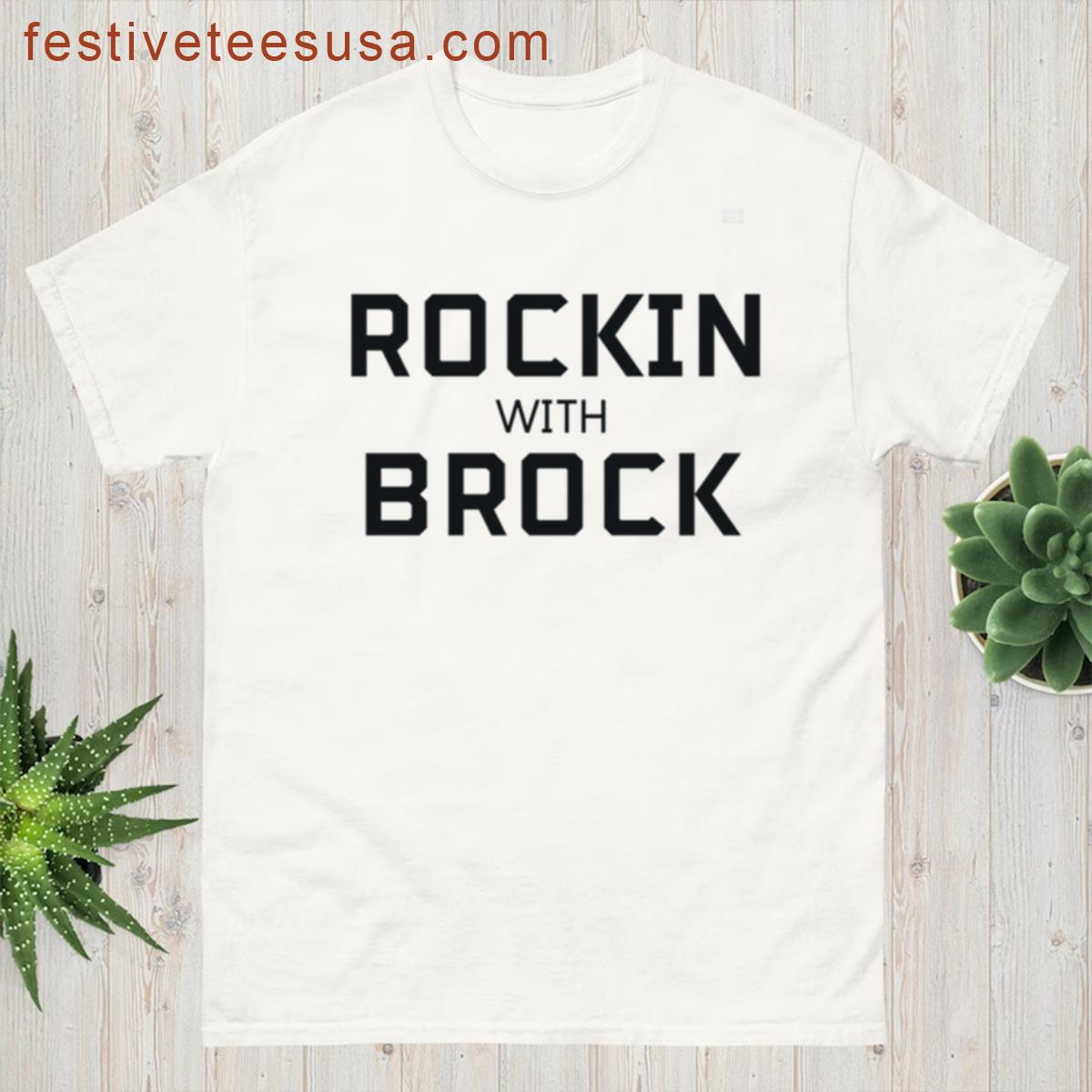Rockin With Brock In Black Oversized T-shirt