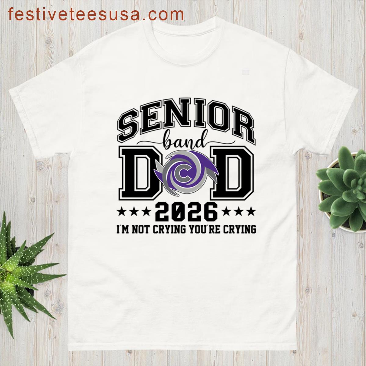 Senior Dad Class Of 2026 Band T-shirt