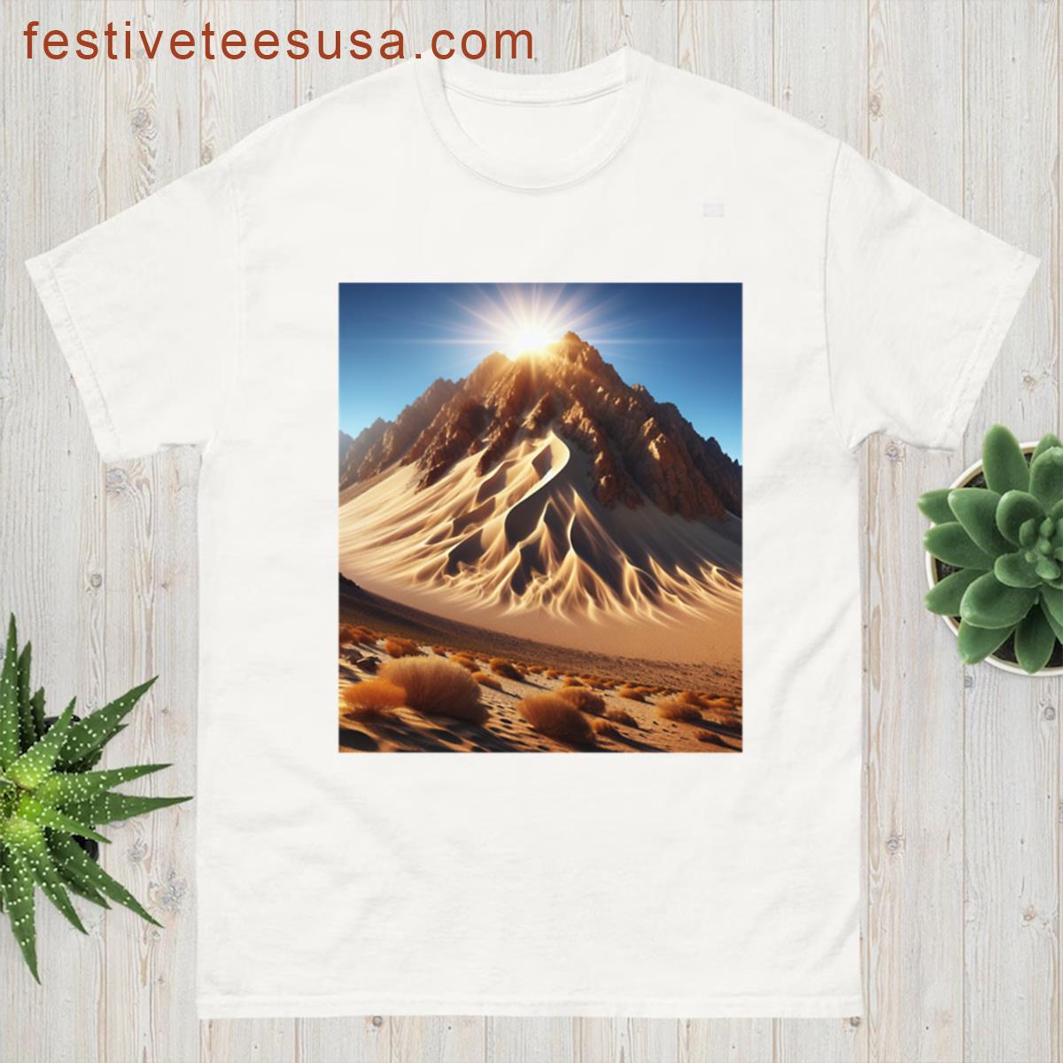 Sunset Over Bardenas Reales Bardenas Reales Sunset T-shirt
