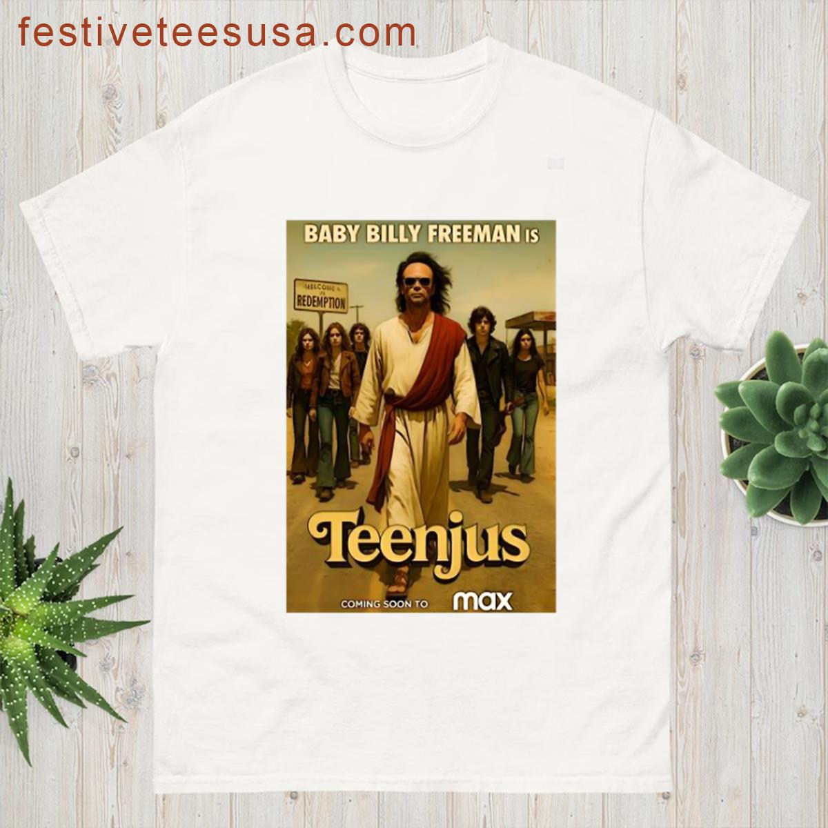 Teenjus Uncle Baby Billy Walton Goggins T-shirt