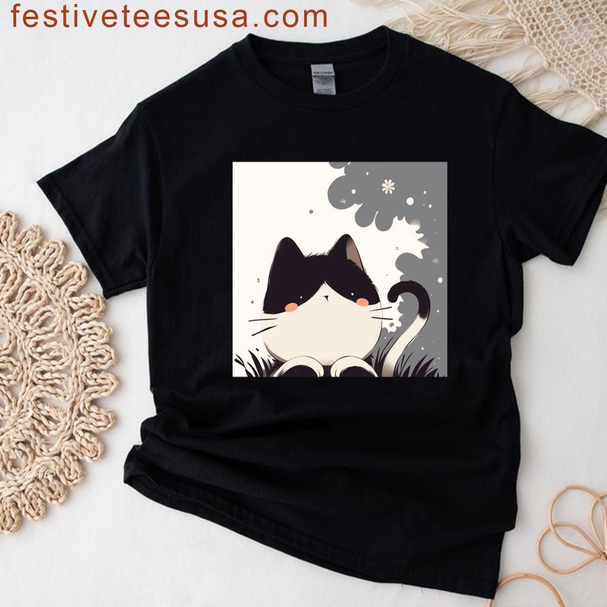 The Expression Of A Kitten Sitting In The Grass And Staring Blankly Premium T-shirt