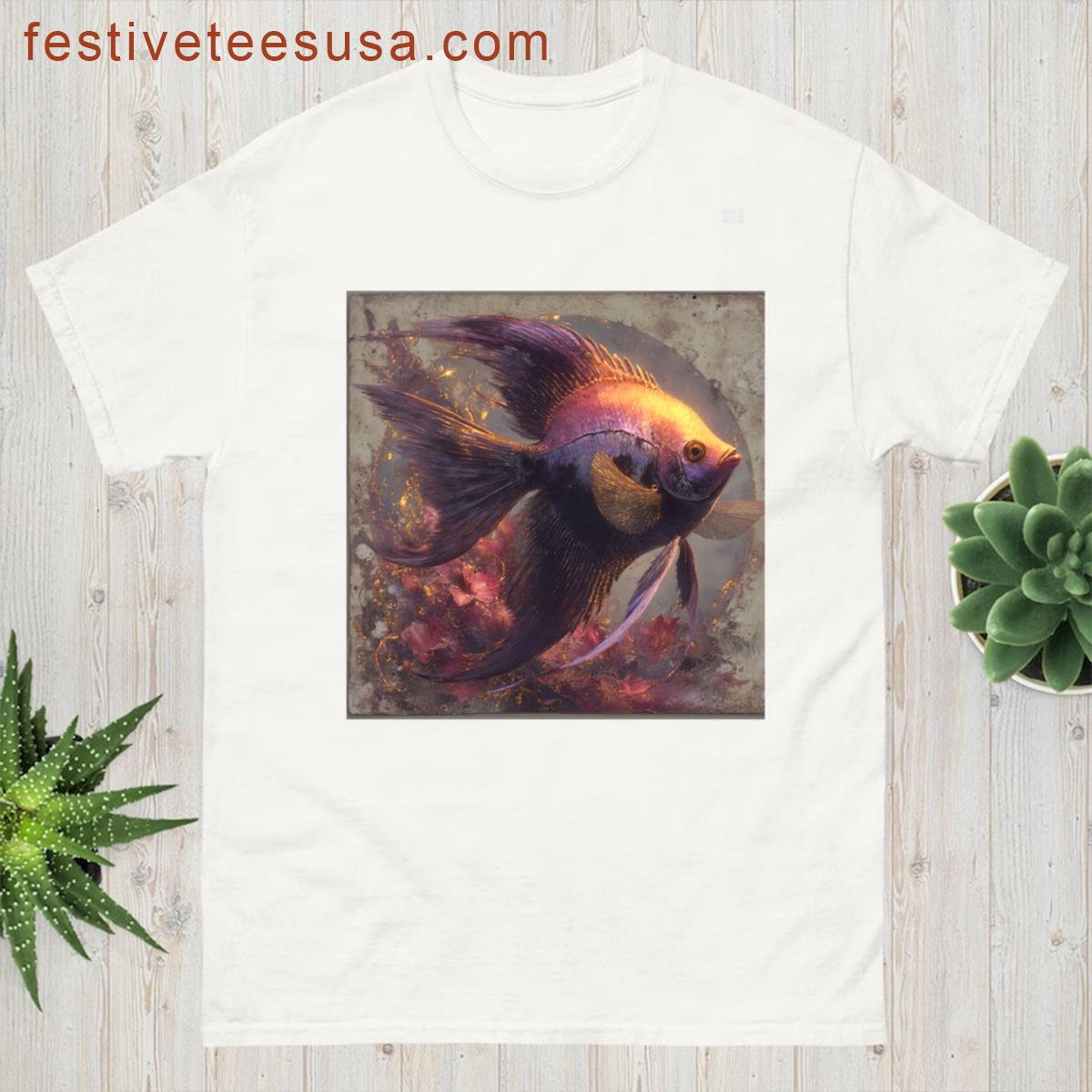 Twilight Fin An Aquatic Radiance T-shirt