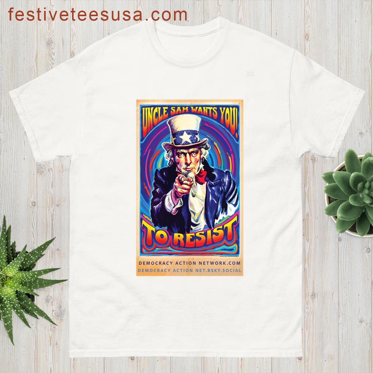 Uncle Sam Wants You To Resist Oversized T-shirt