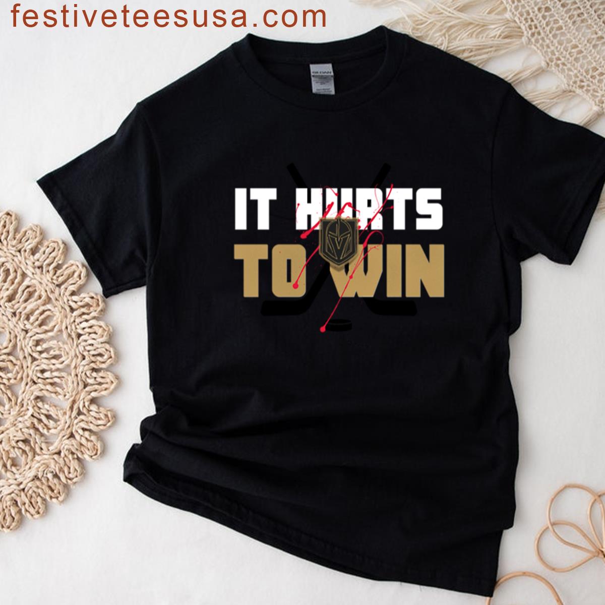 Vegas Golden Knights It Hurts To Win T-shirt