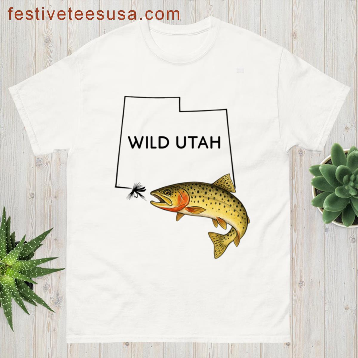 Wild Utah Cutthroat Trout Oversized T-shirt