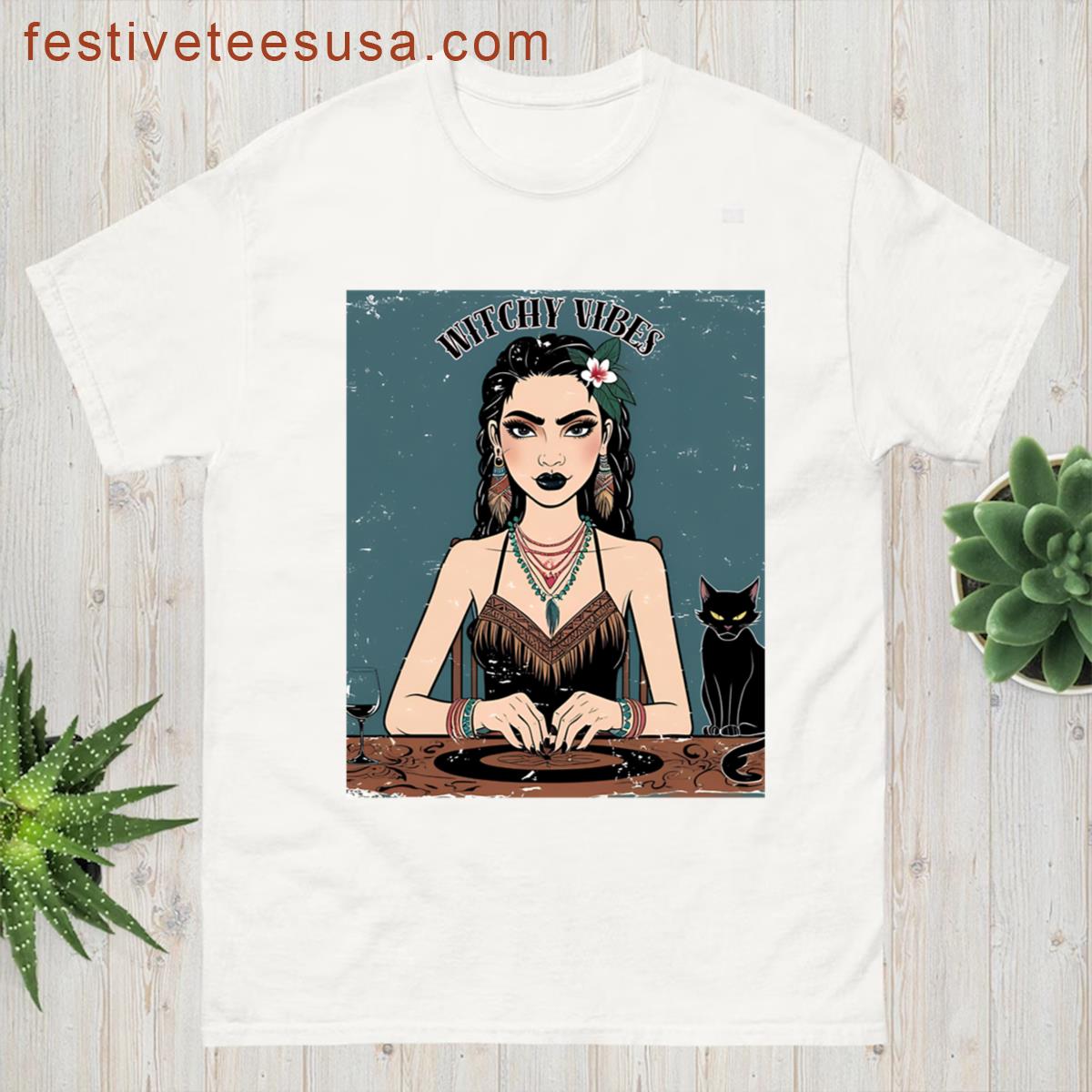 Witchy Vibes E T-shirt