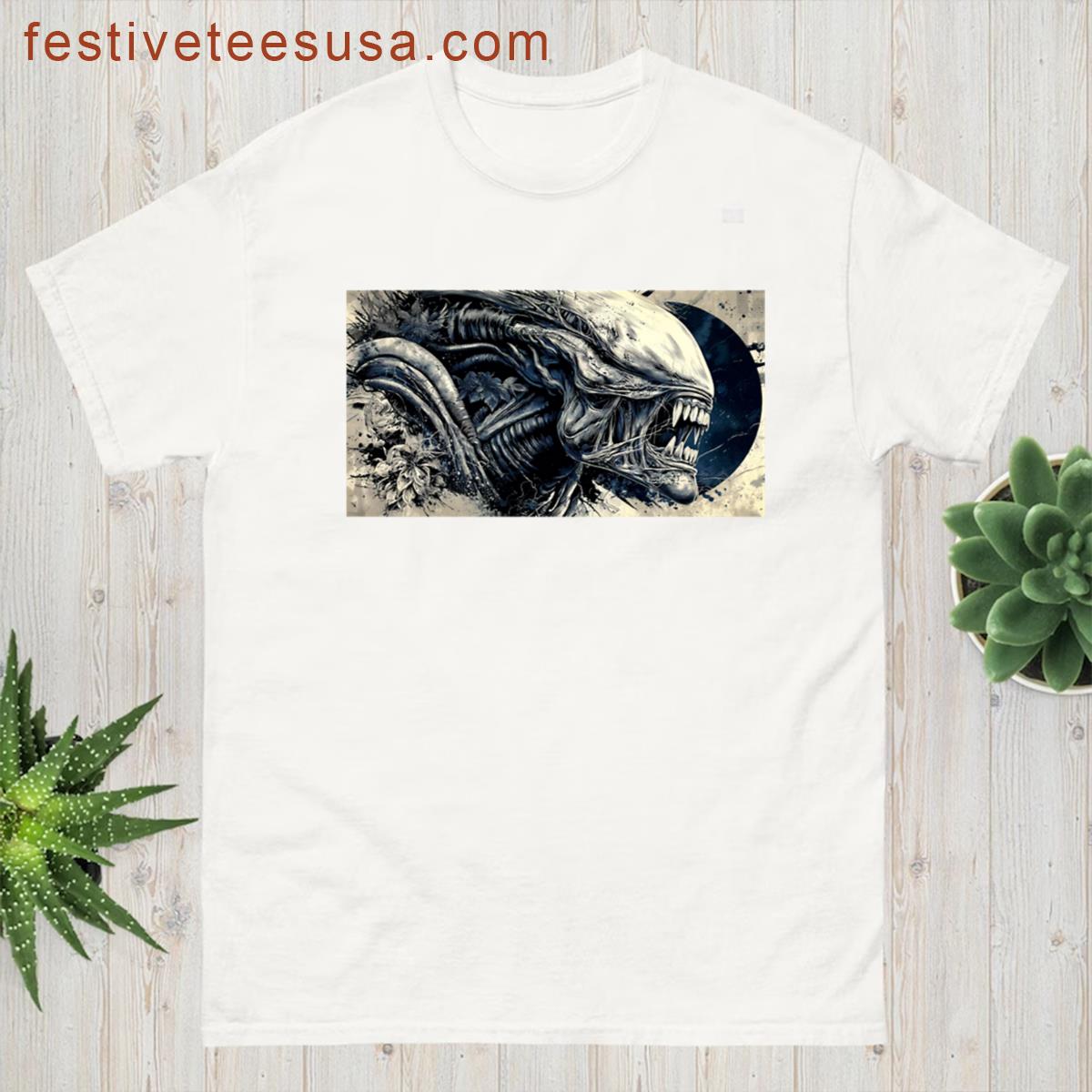 Xenomorph Alien Sci Fi Horror Deskmat T-shirt