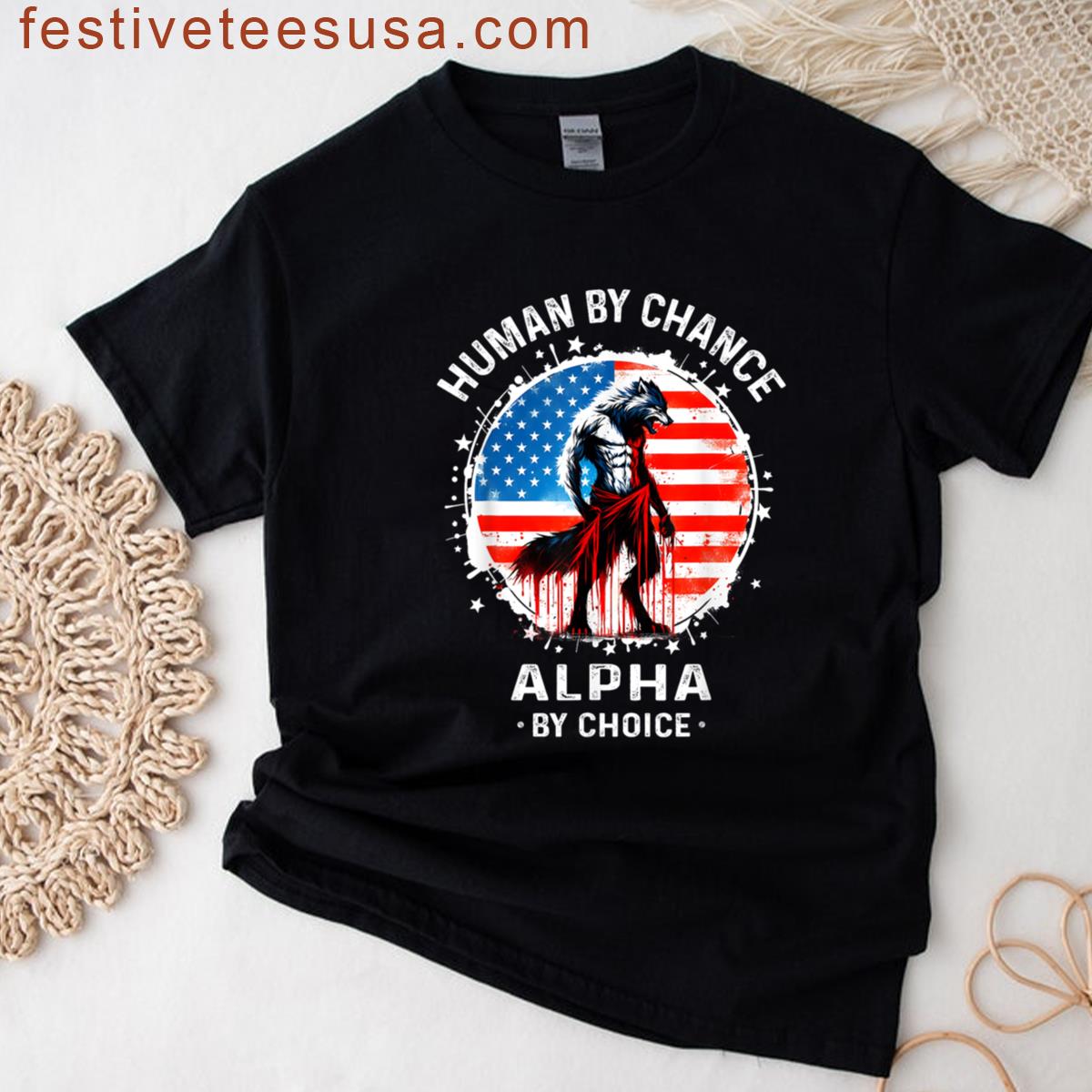 I Heart Werewolfs Alpha Funny Cringe Werewolf Usa Wolf Meme T-shirt