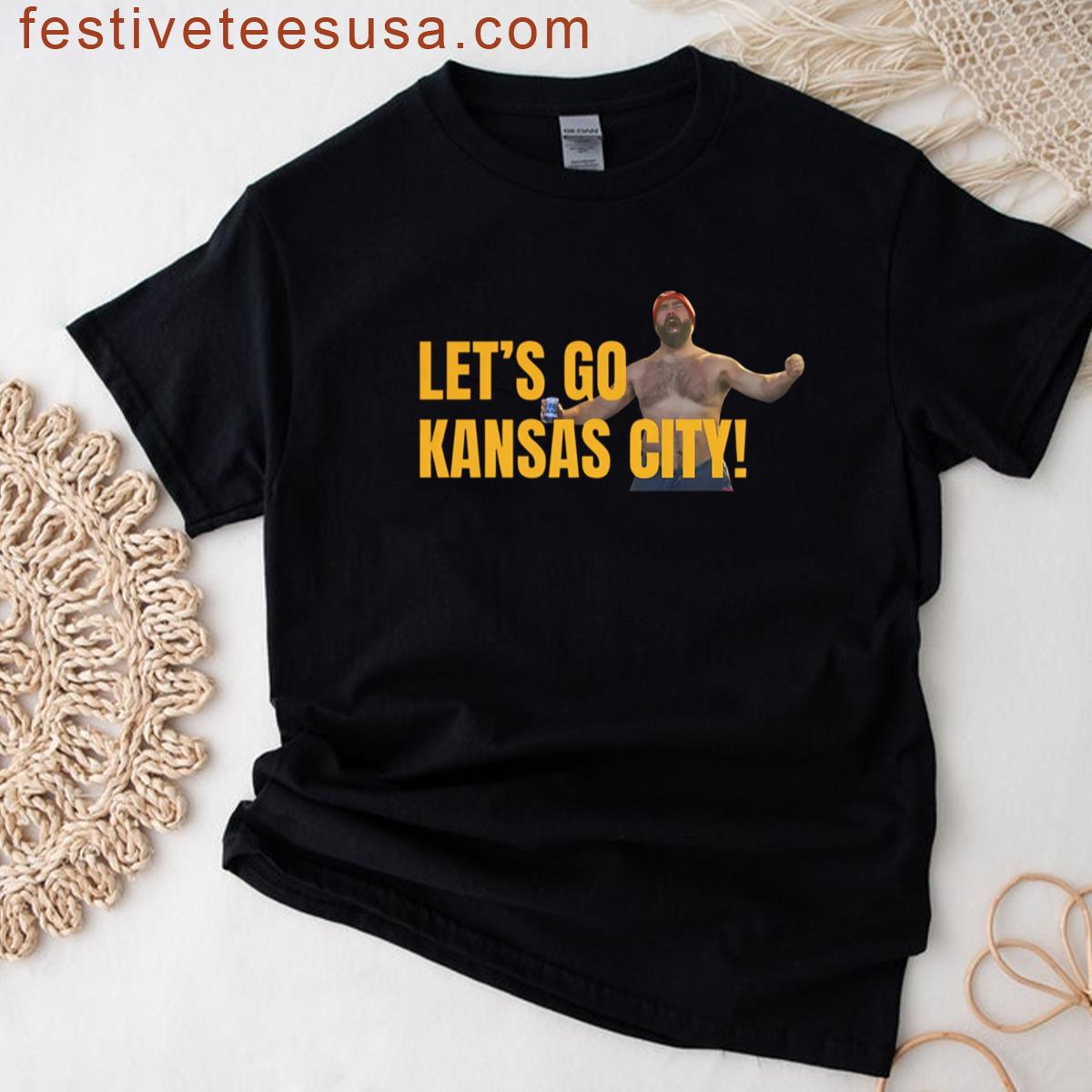 Lets Go Chiefs Go Taylors Boyfriend T-shirt