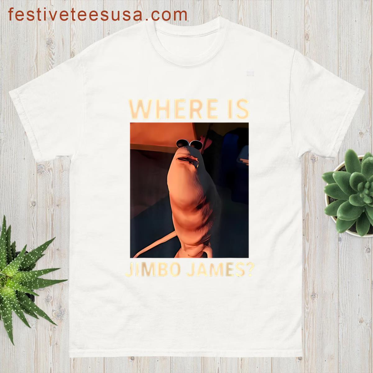 Marcus The Worm Where Is Jimbo James Funny Meme T-shirt