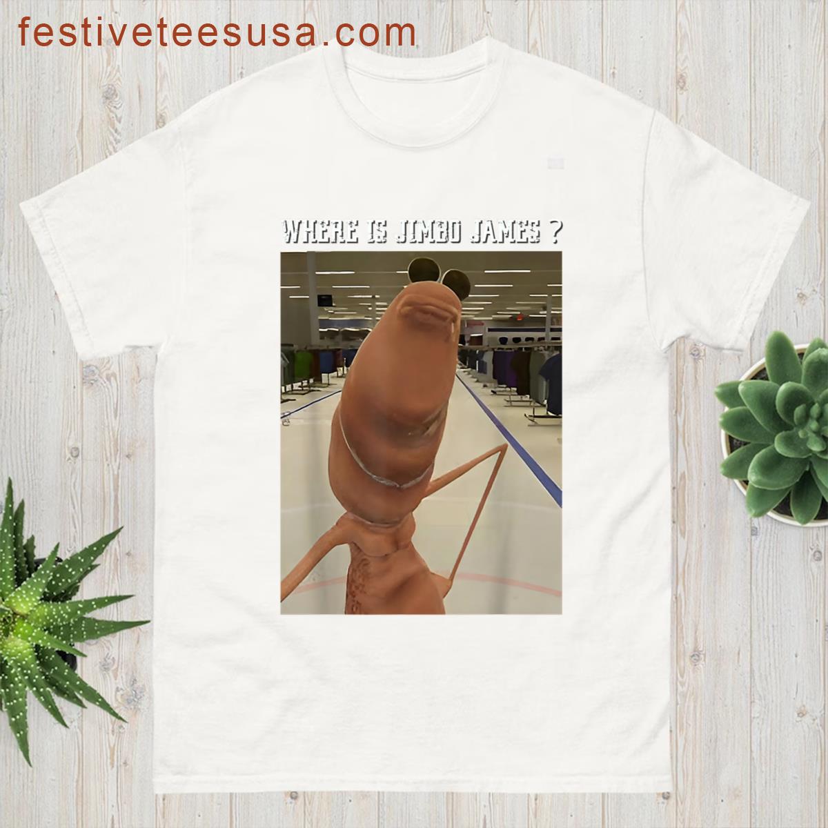 Marcus The Worm Where Is Jimbo James Meme T-shirt