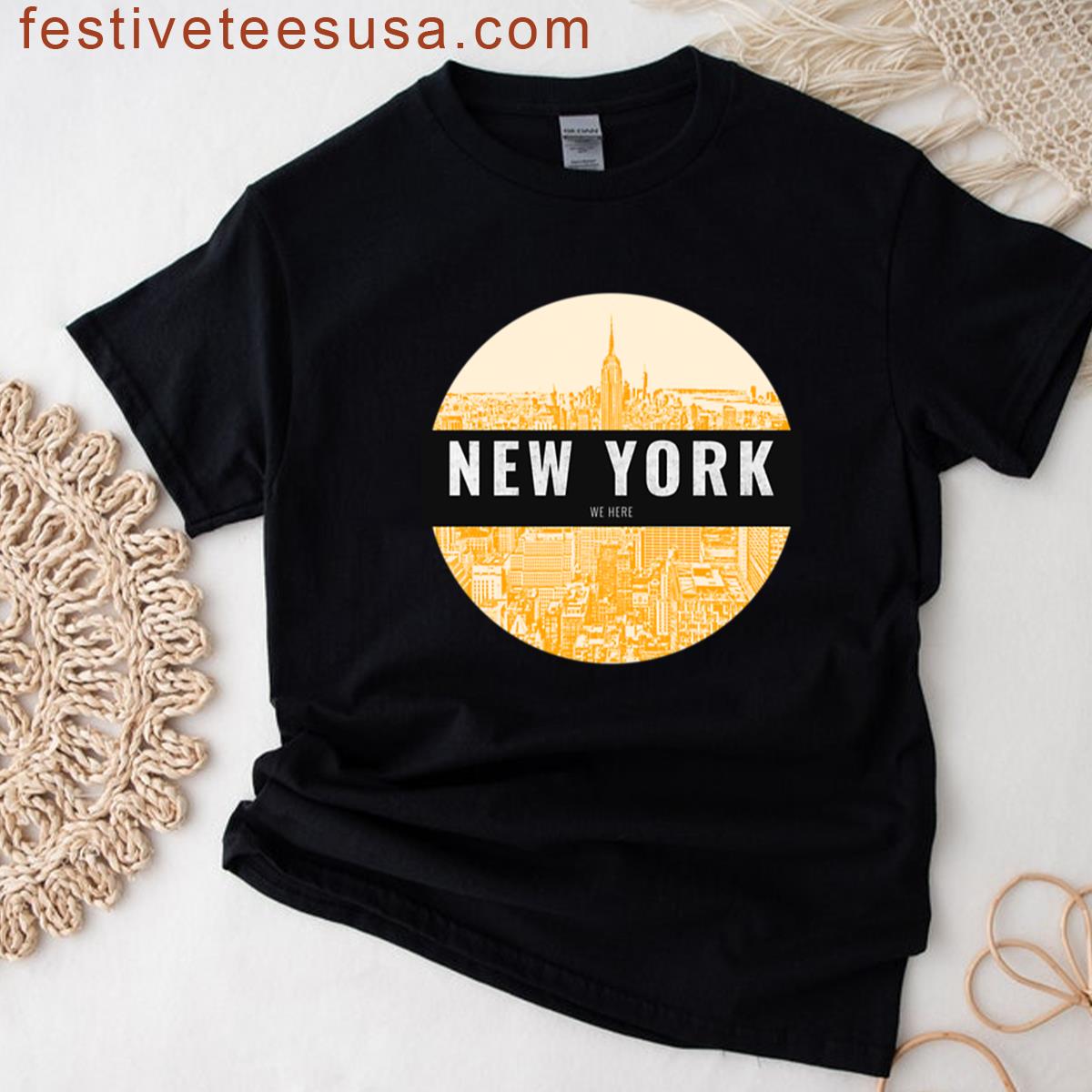 New York We Here New York Knicks T-shirt
