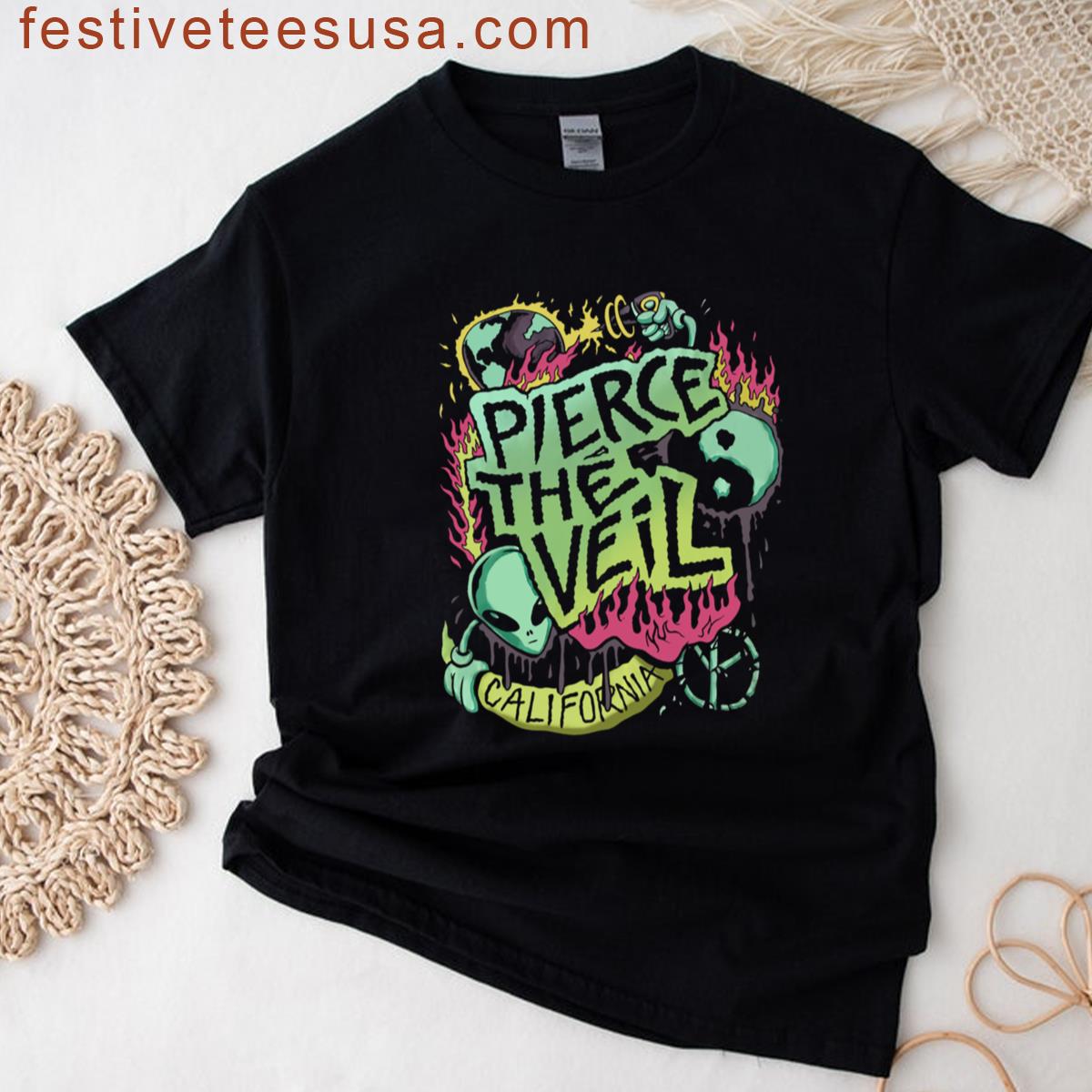 Pierce The Veil Band Vintage T-shirt