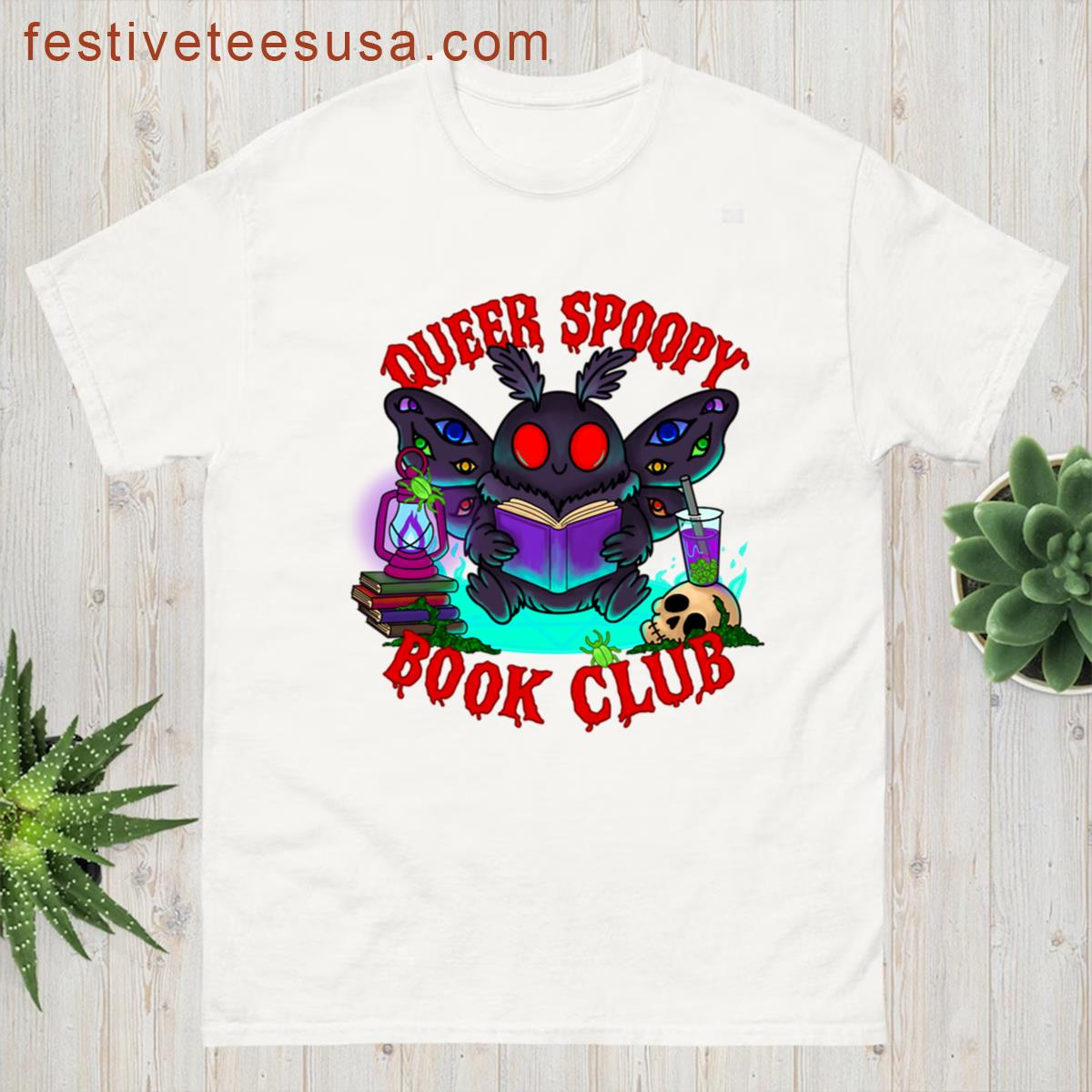 Queer Spoopy Book Club T-shirt
