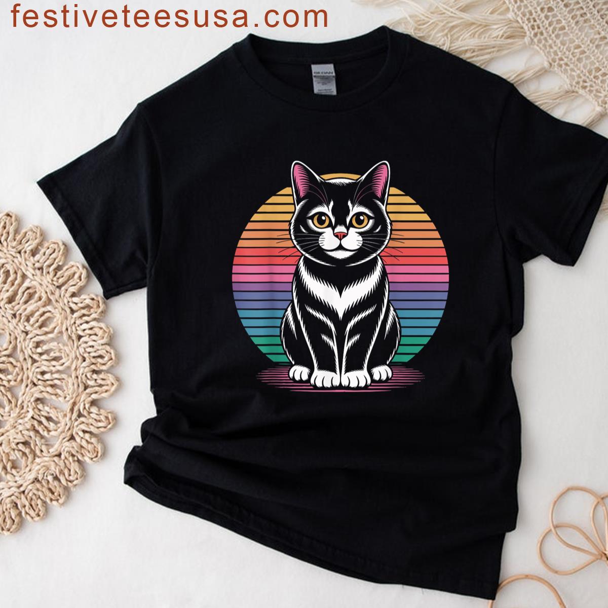 Retro Cat T-shirt