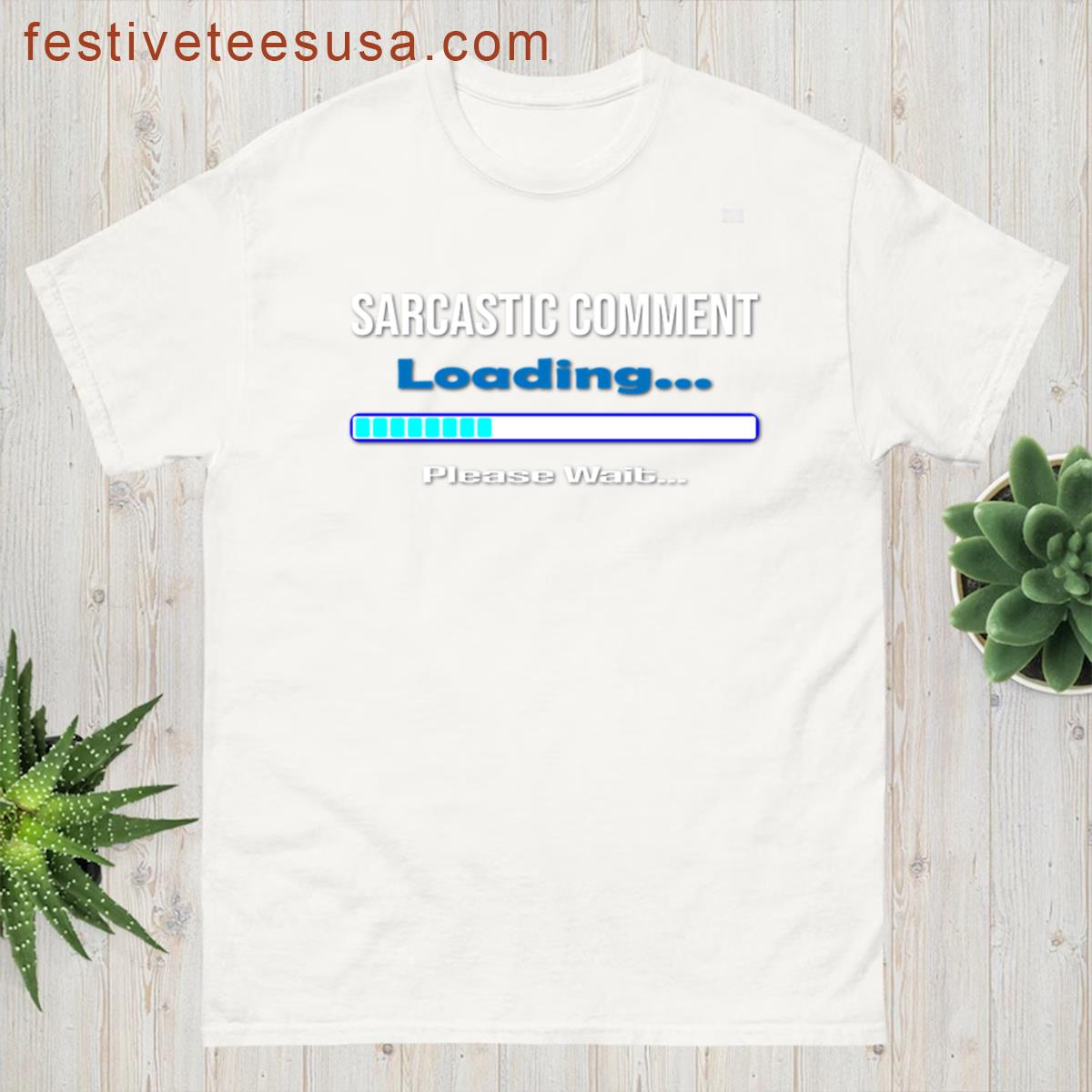 Sarcasm Buffer Progress Bar T-shirt