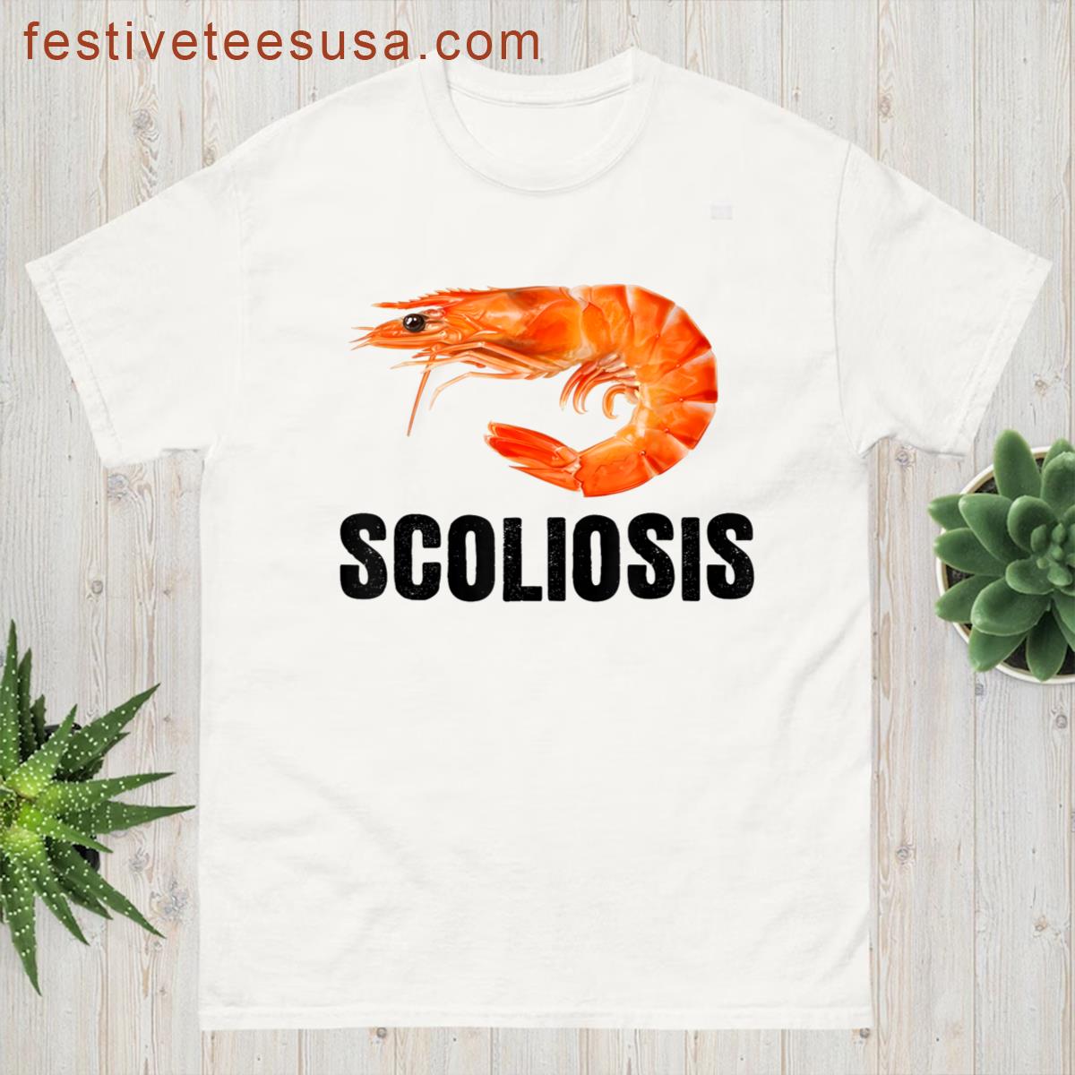 Scoliosis Shrimp T-shirt