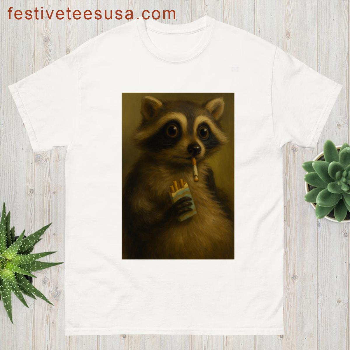 Smoking Racon T-shirt