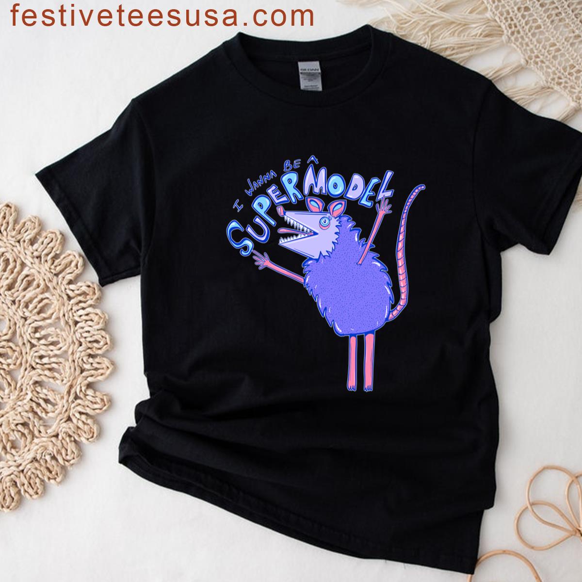 Supermodel Possum Oversized T-shirt